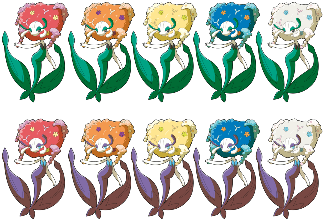 pokemon coloring pages flabebe db