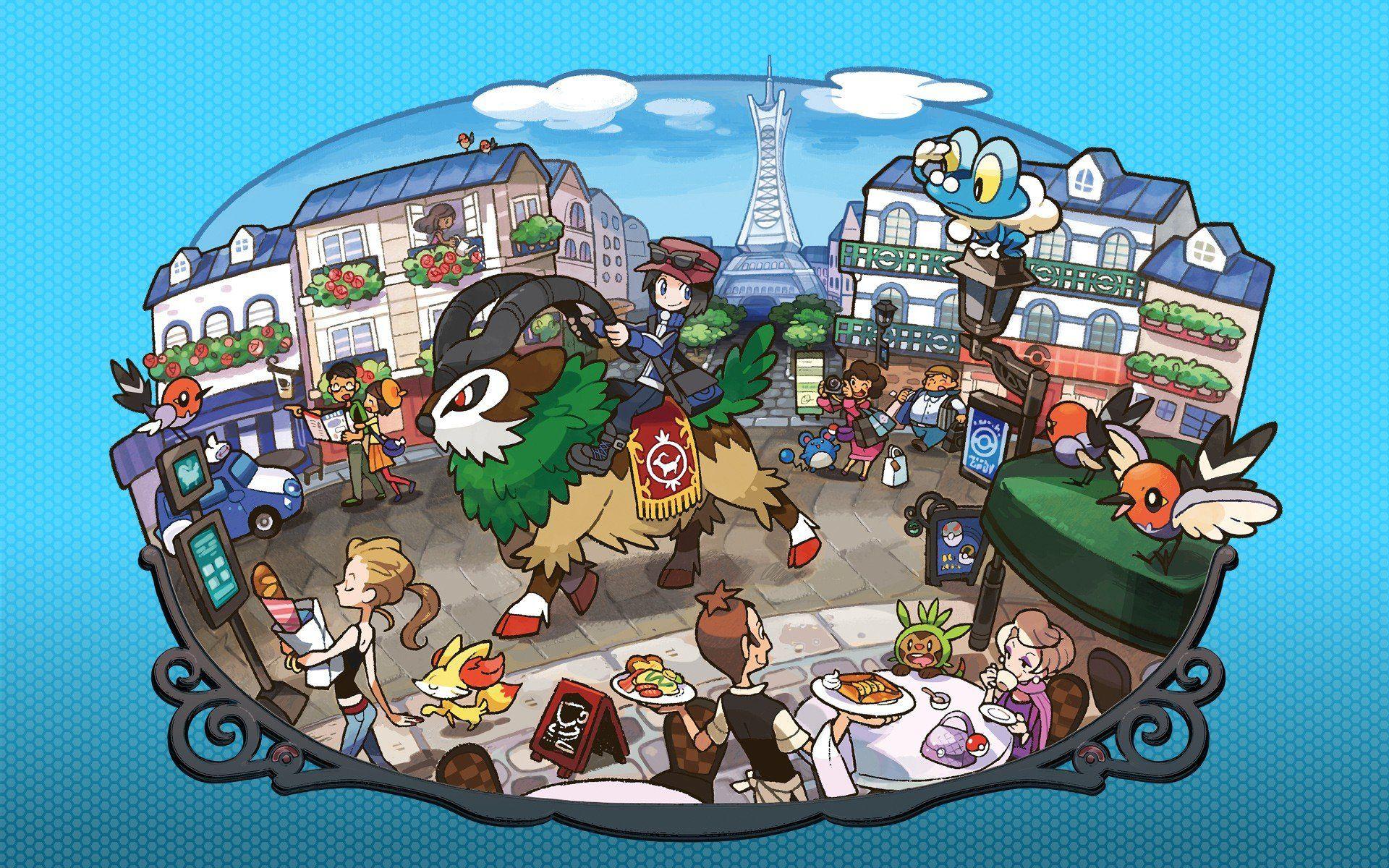 Pokémon, Gogoat, Lumiose City HD Wallpaper / Desktop and Mobile