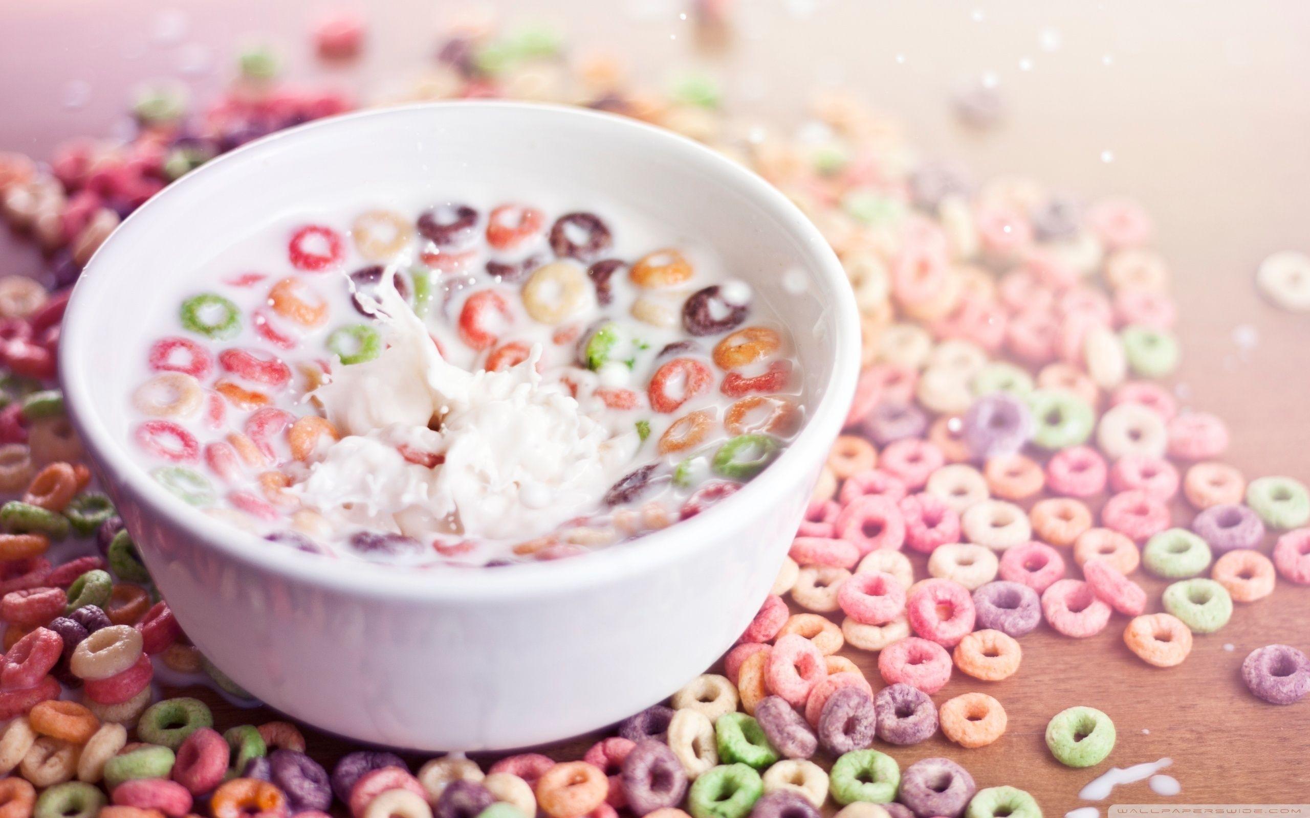 Bowl Of Cereal And Milk ❤ 4K HD Desktop Wallpaper for 4K Ultra HD