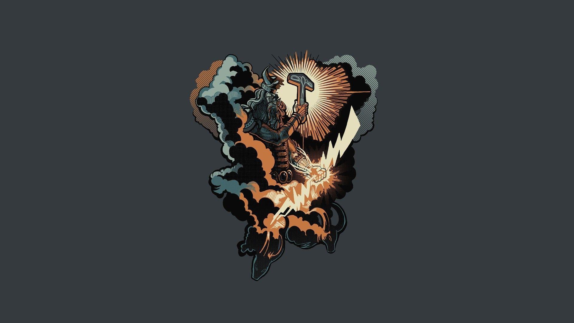 Thunder God Wallpaper