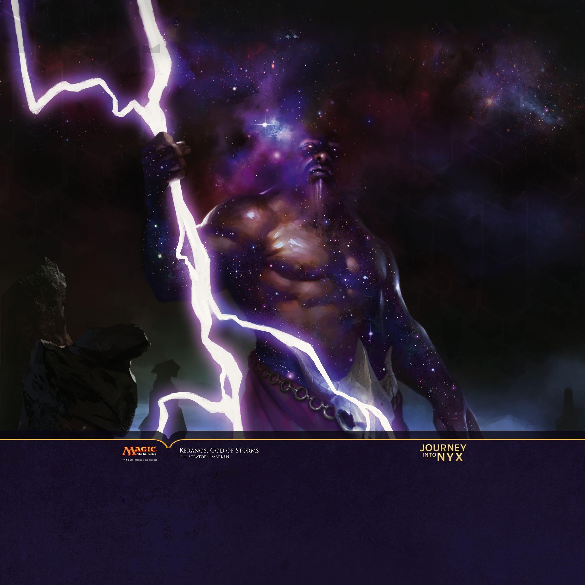Wallpaper of the Week:Keranos, God of Storms. MAGIC: THE GATHERING
