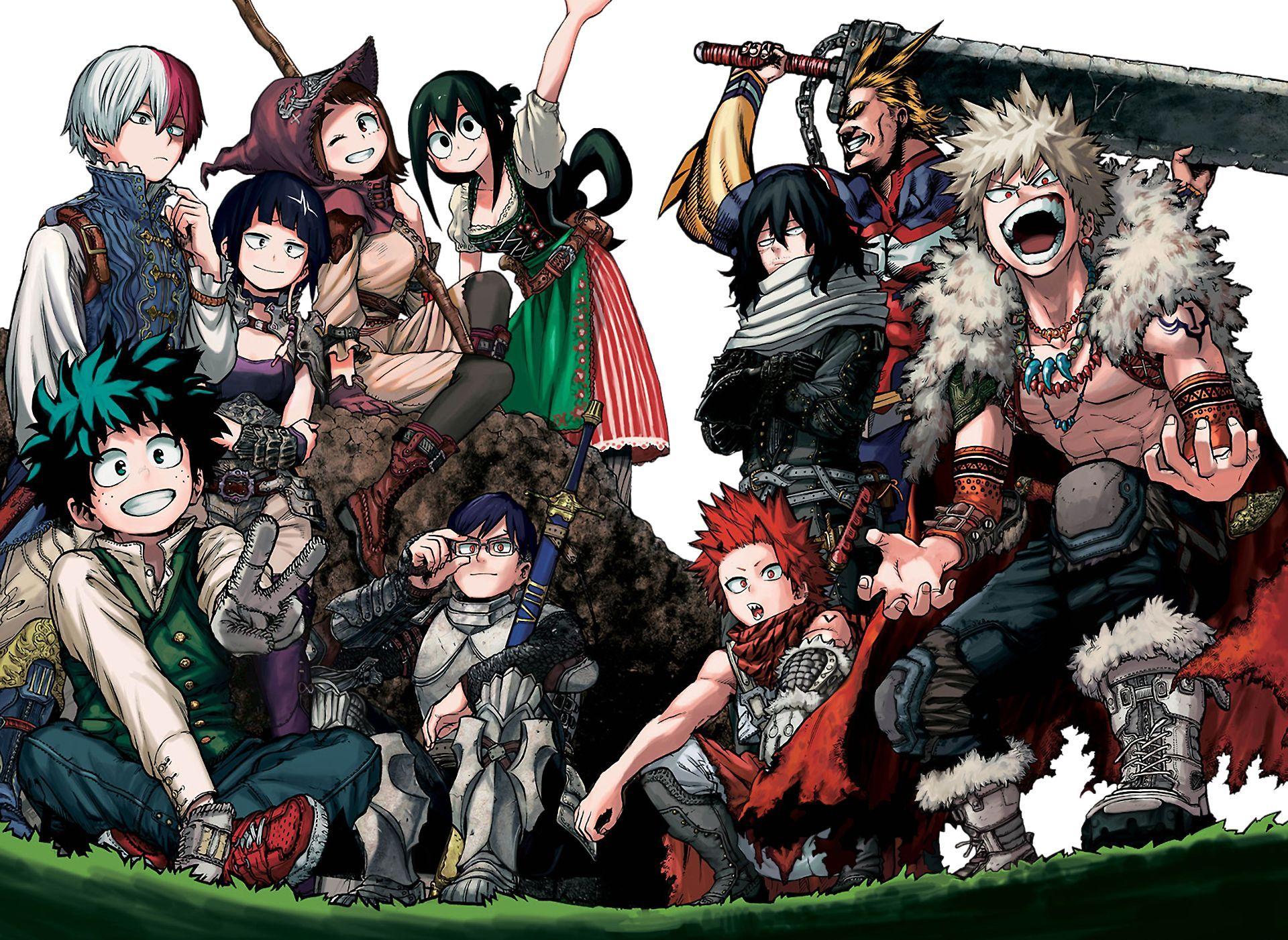 My Hero Academia And Naruto Wallpapers Wallpaper Cave