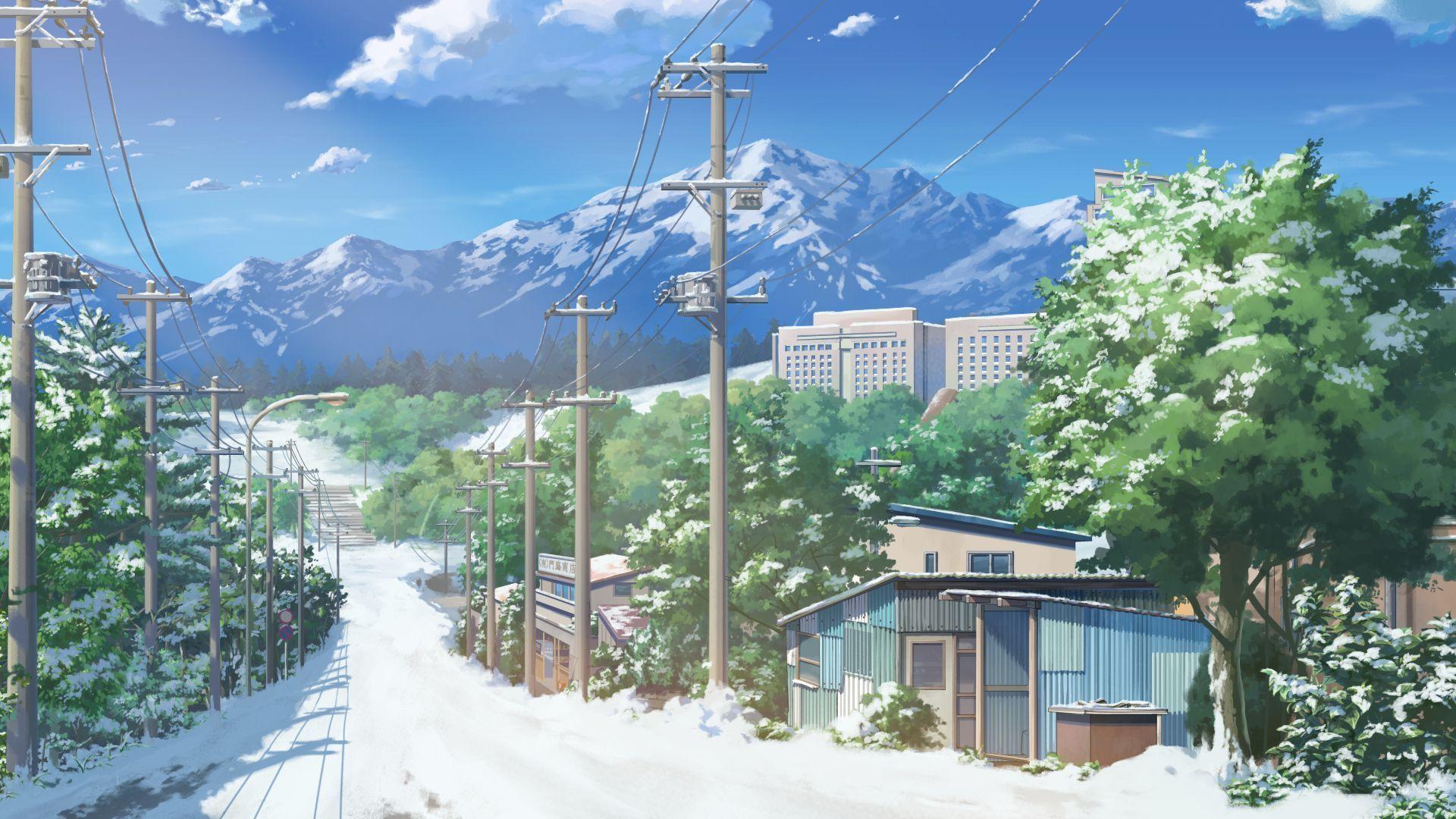 Japanese Anime Scenery Wallpapers.
