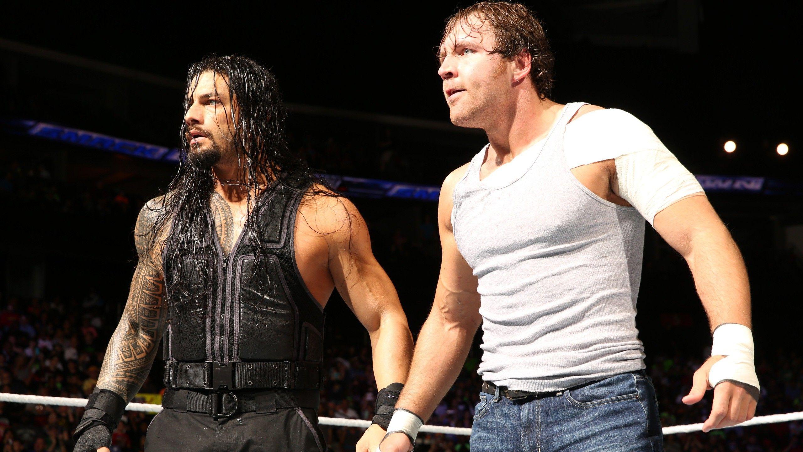 Roman Reigns and Dean Ambrose in WWE