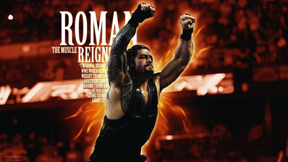 Free Download WWE Superstars HD Wallpaper: Roman Reigns HD Wallpaper