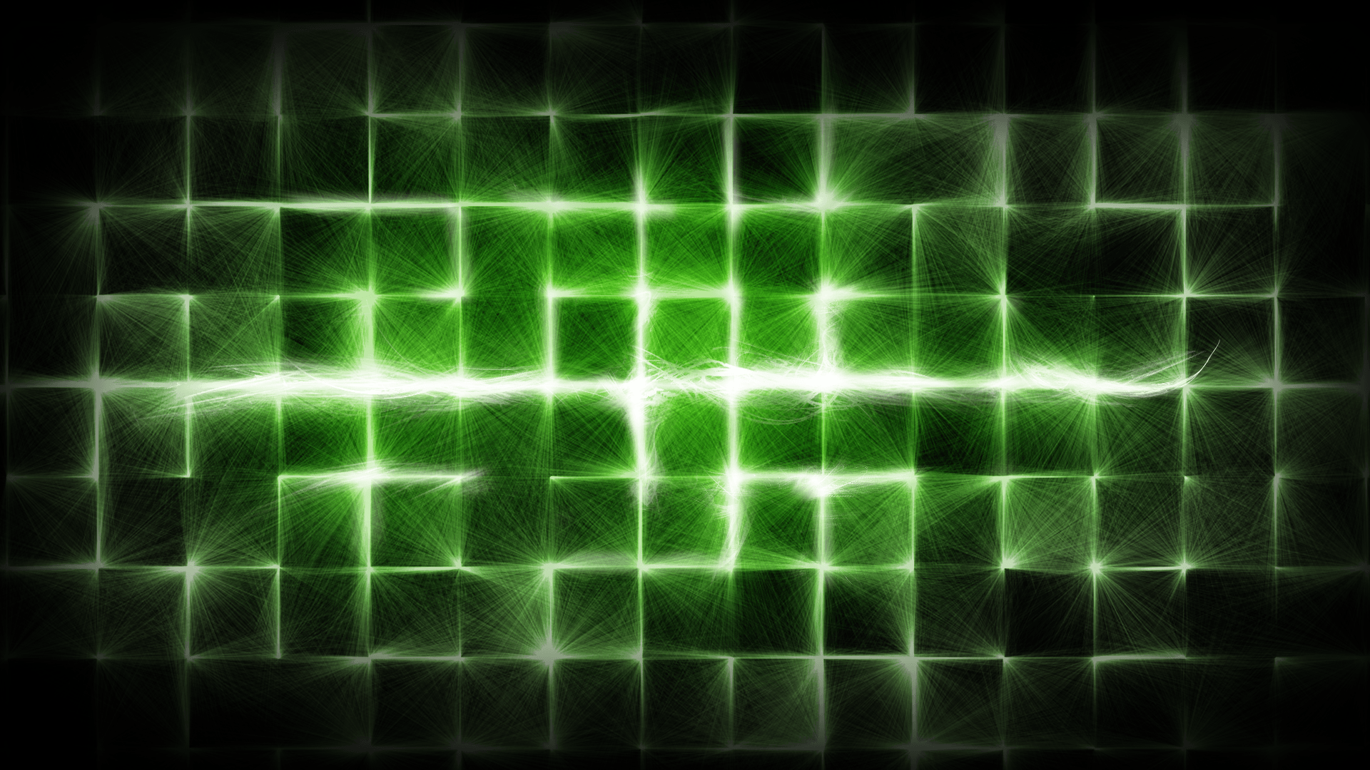 Light Grid Green HD Wallpaper