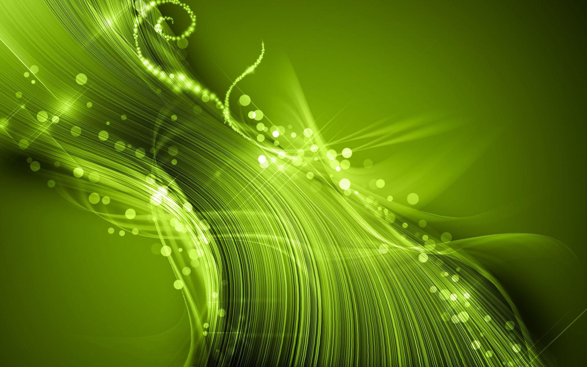 Wallpaper abstraction green Light. Android wallpaper for free