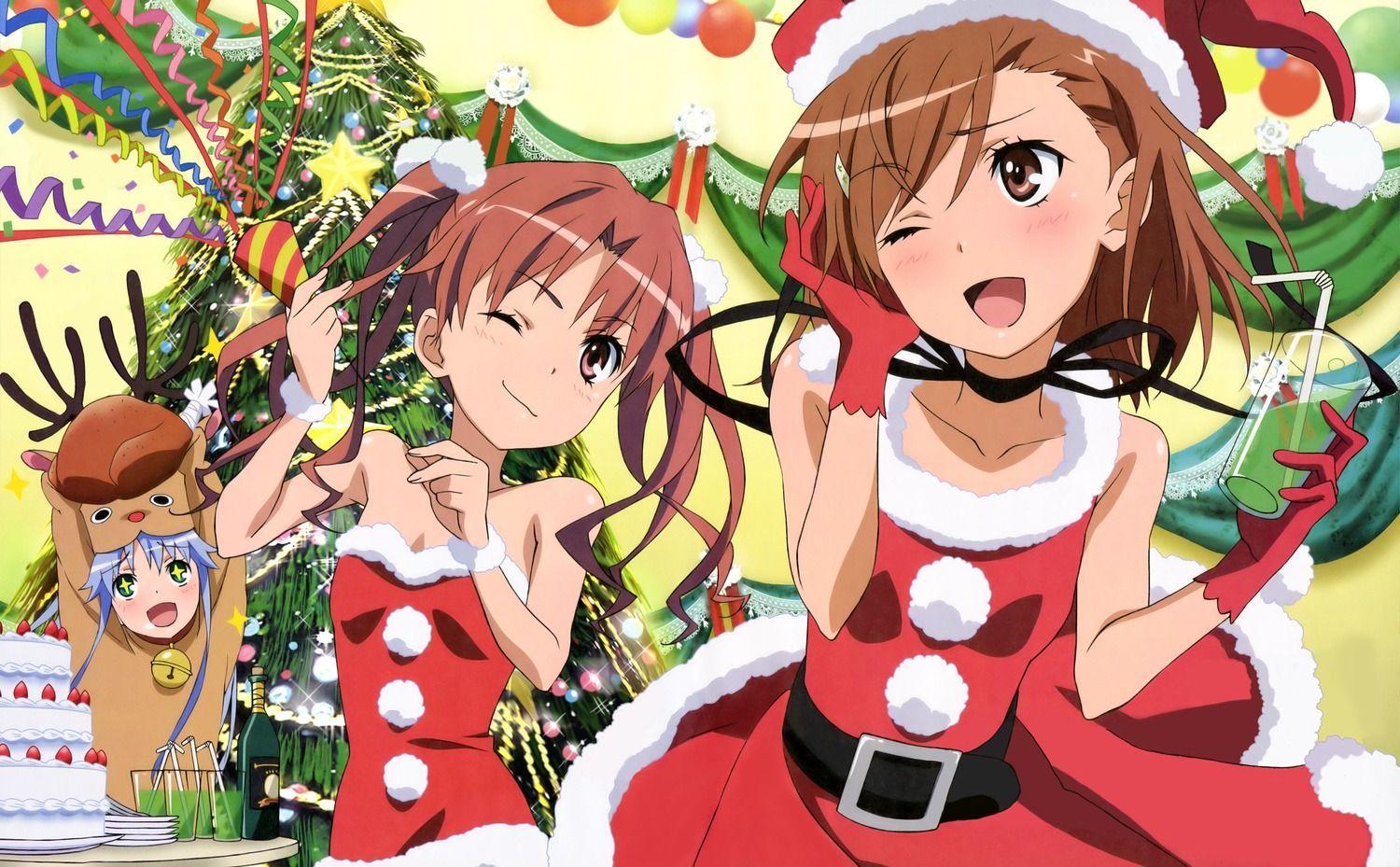 Christmas A Certain Magical Index Wallpaper Anime Xmas