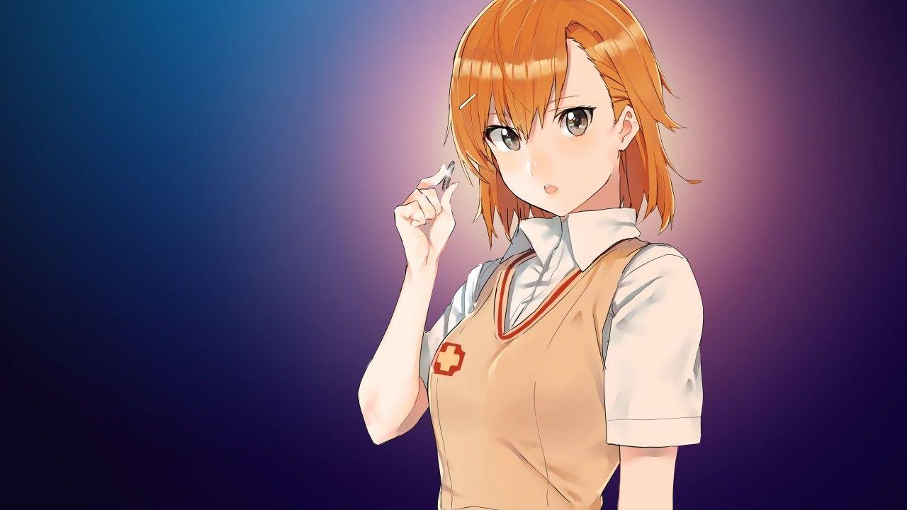 Wallpaper Mikoto Misaka, A Certain Magical Index, HD, 4K, Anime