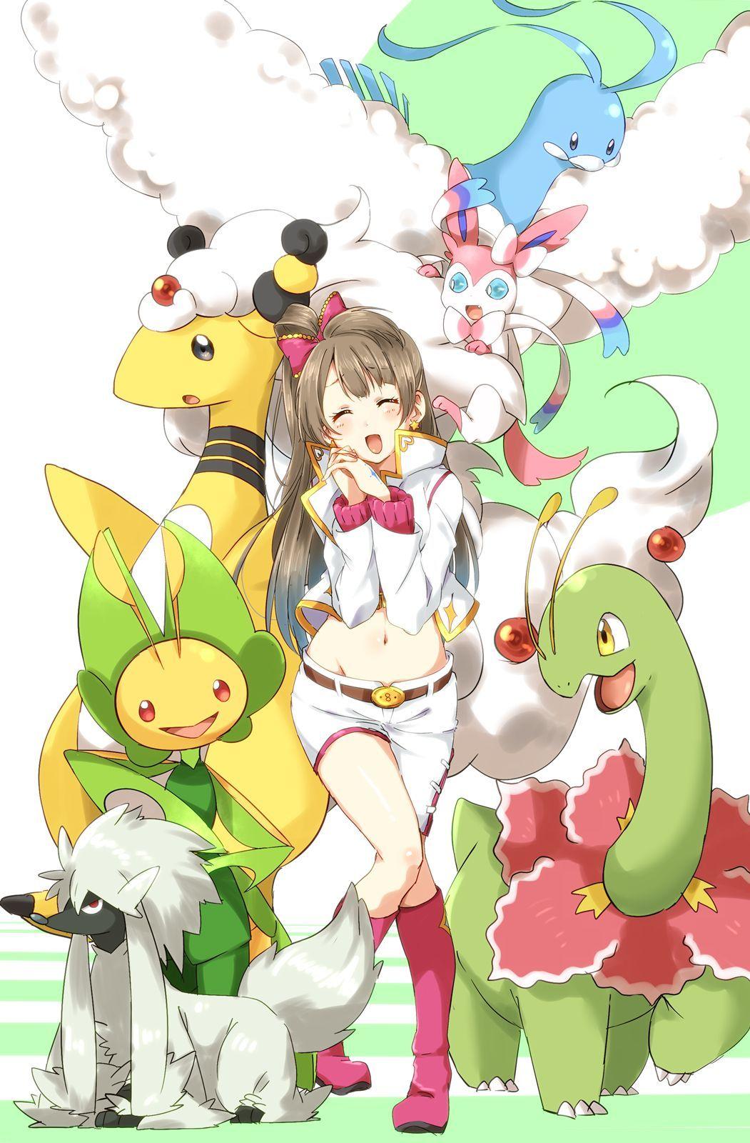 Semicha Keisuke, Love Live!, Pokémon, Ampharos, Furfrou, Sylveon