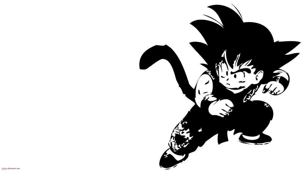 Dragon Ball Z Black And White Wallpapers - Wallpaper Cave