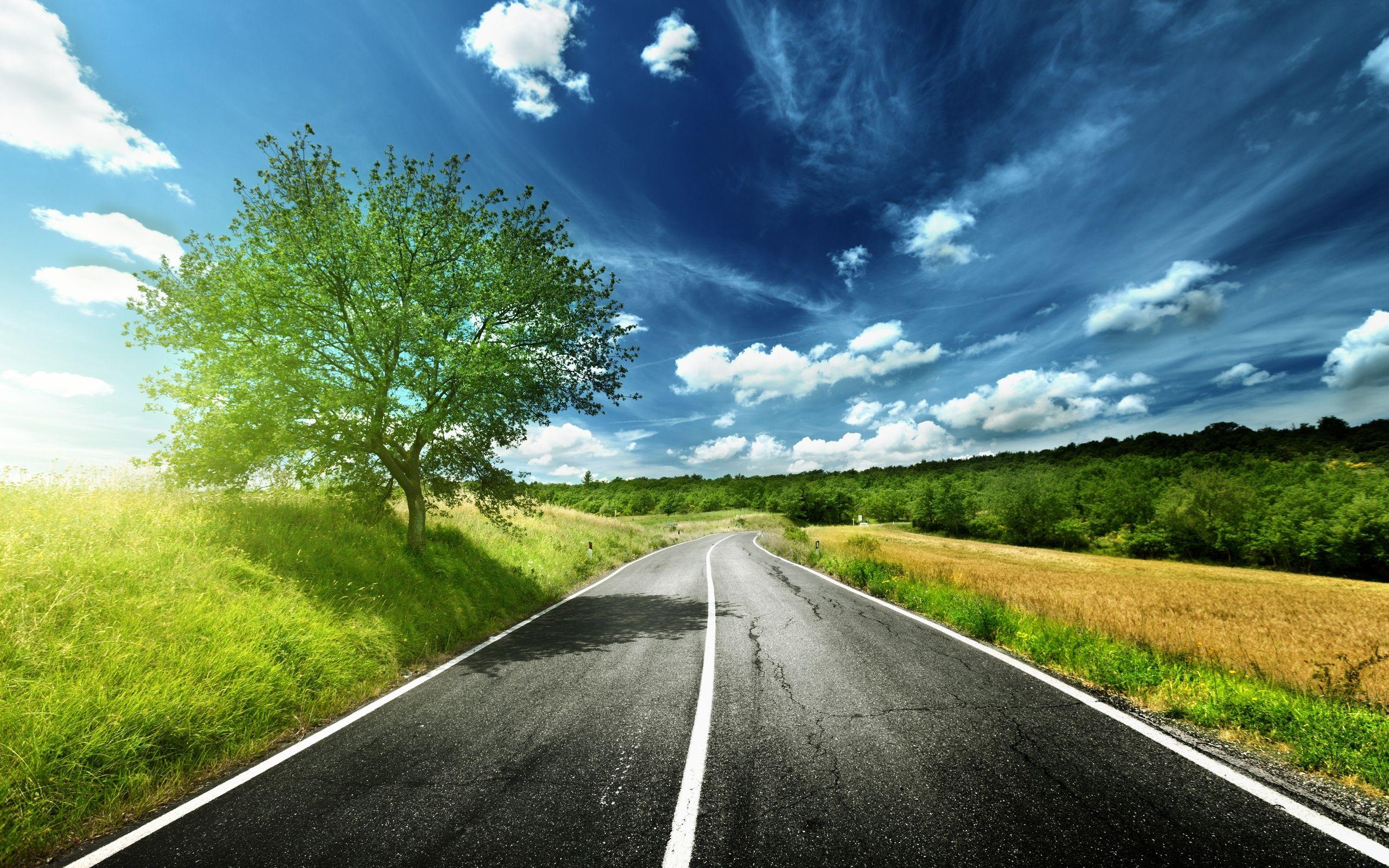 Road Wallpaper. Lonely Road Wallpaper