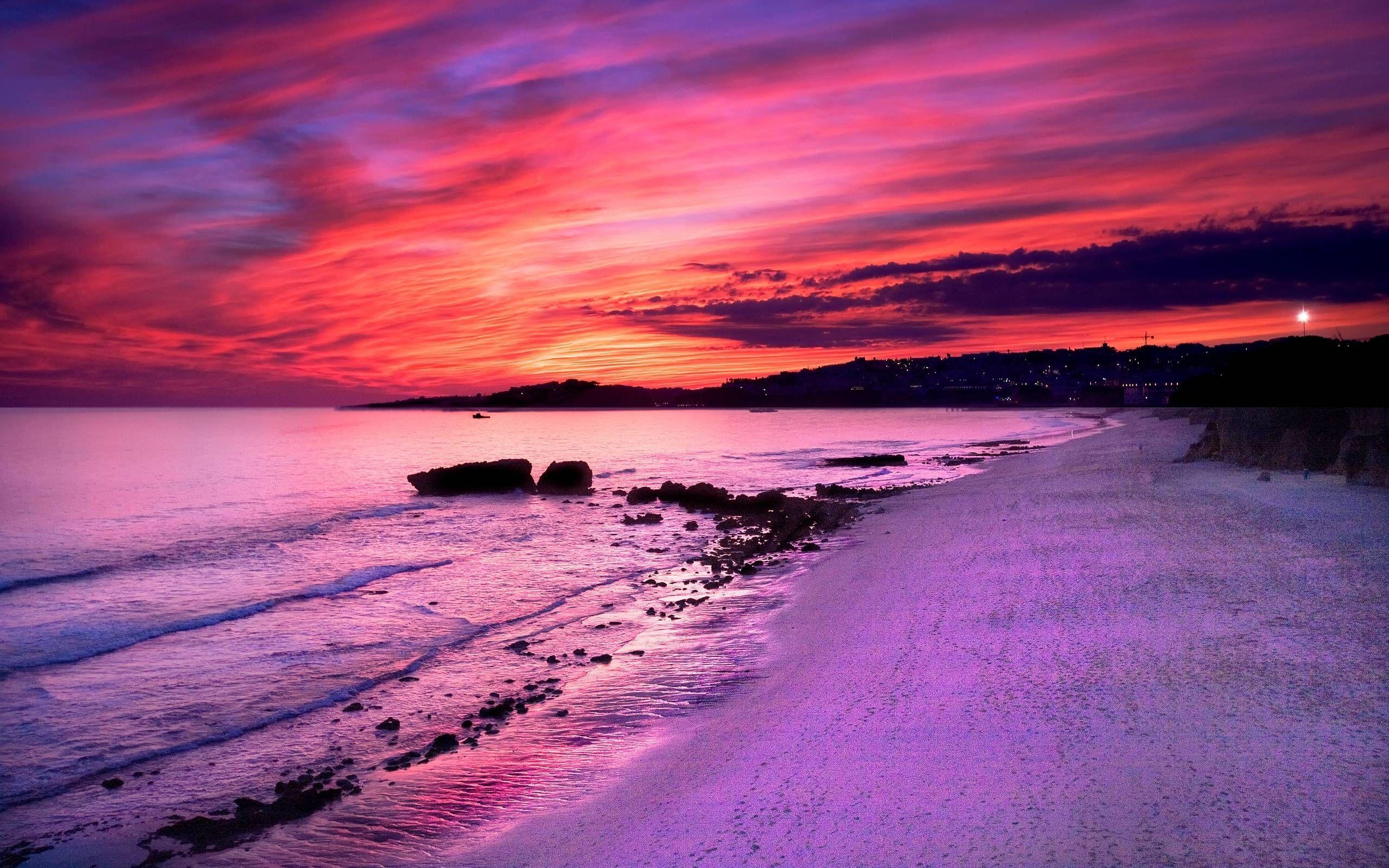 Purple Sunset Wallpapers Wallpapers