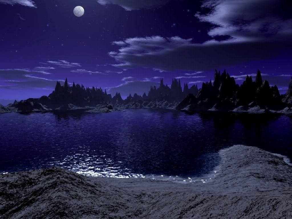 Rivers: Sky Purple Scenic River Scenery Hd Backgrounds for HD 16:9