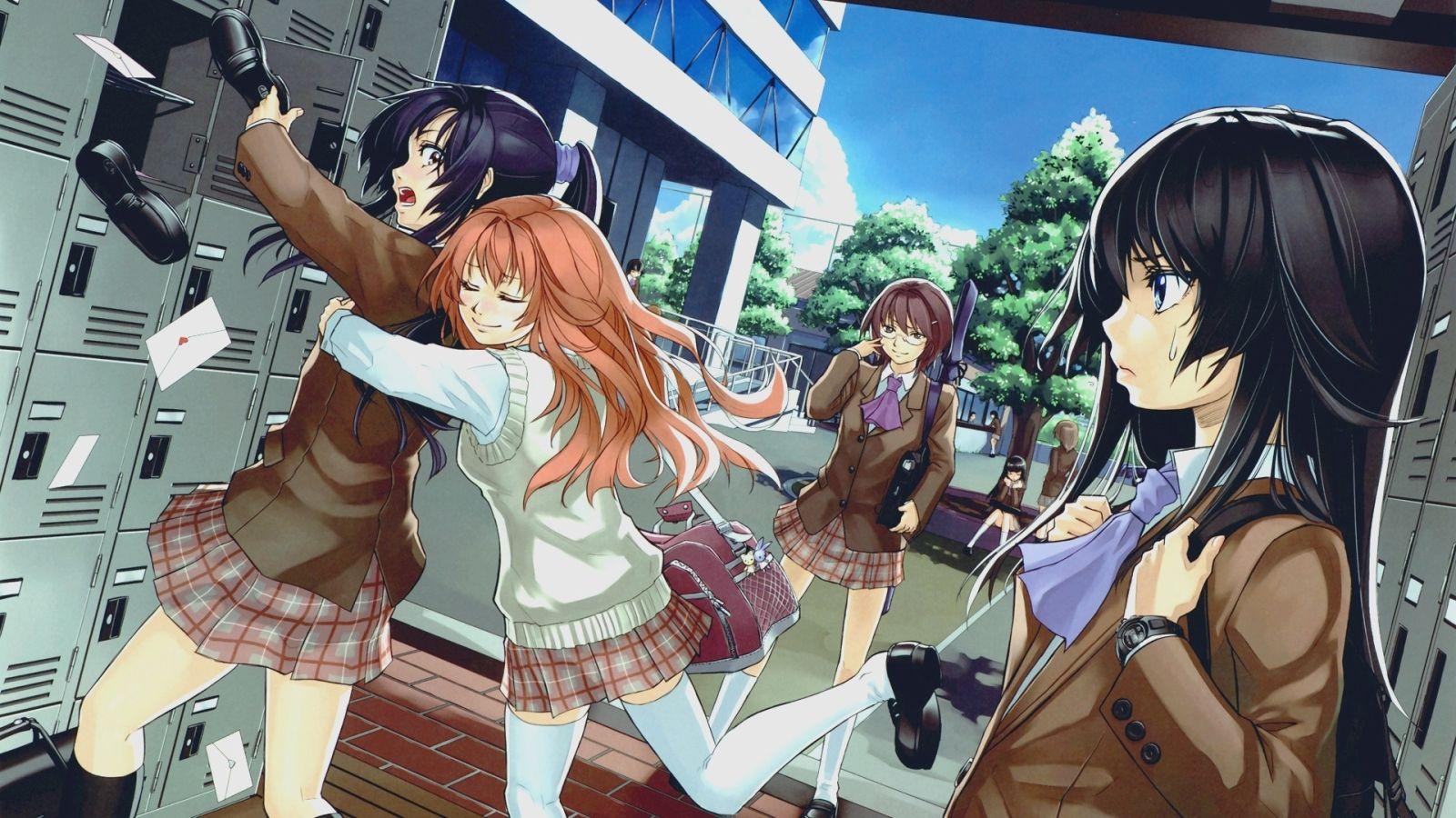 Lexica - Anime girls, school uniform