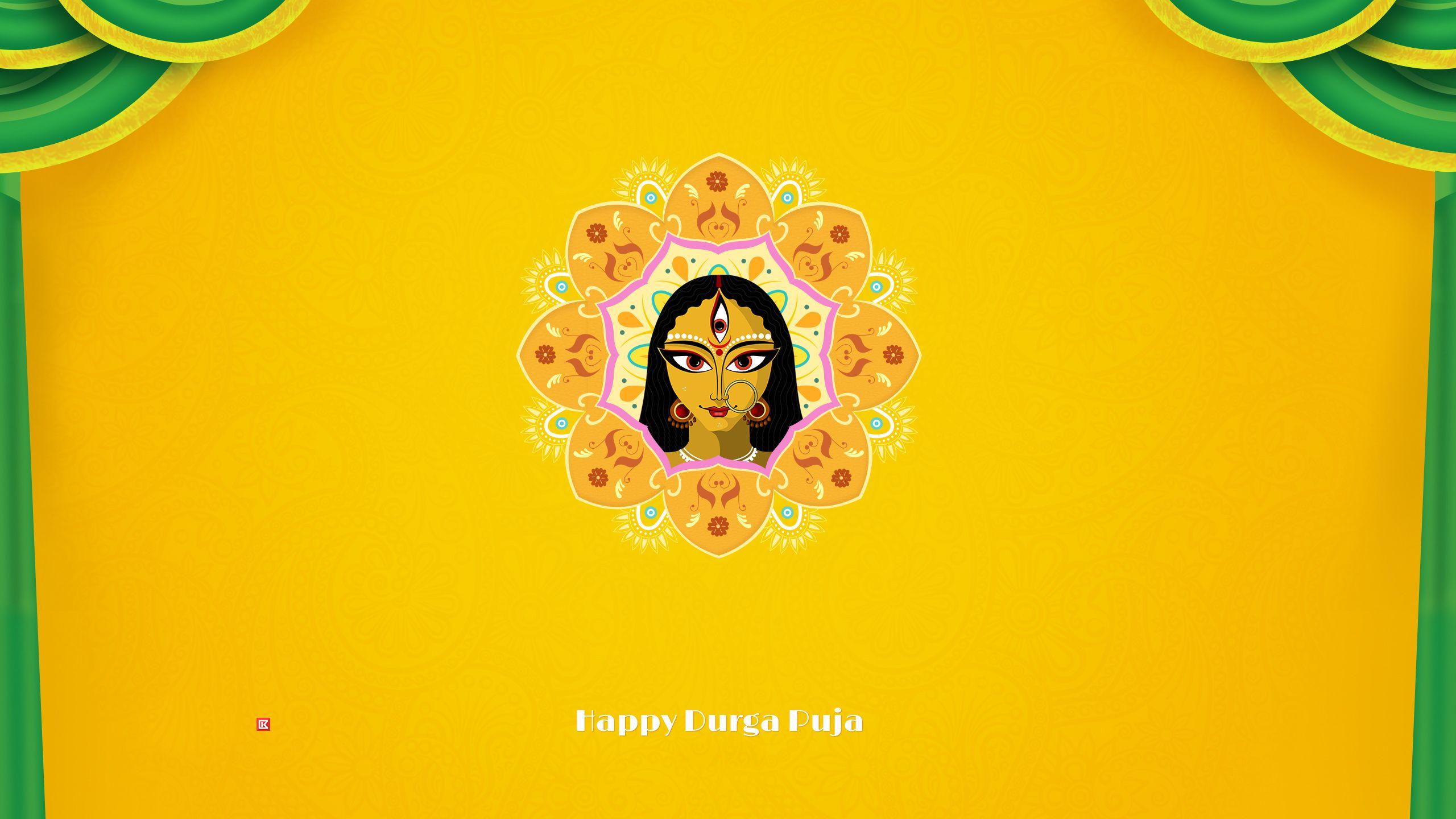 Wallpaper Durga Puja, Navaratri, Indian festival, HD, Celebrations
