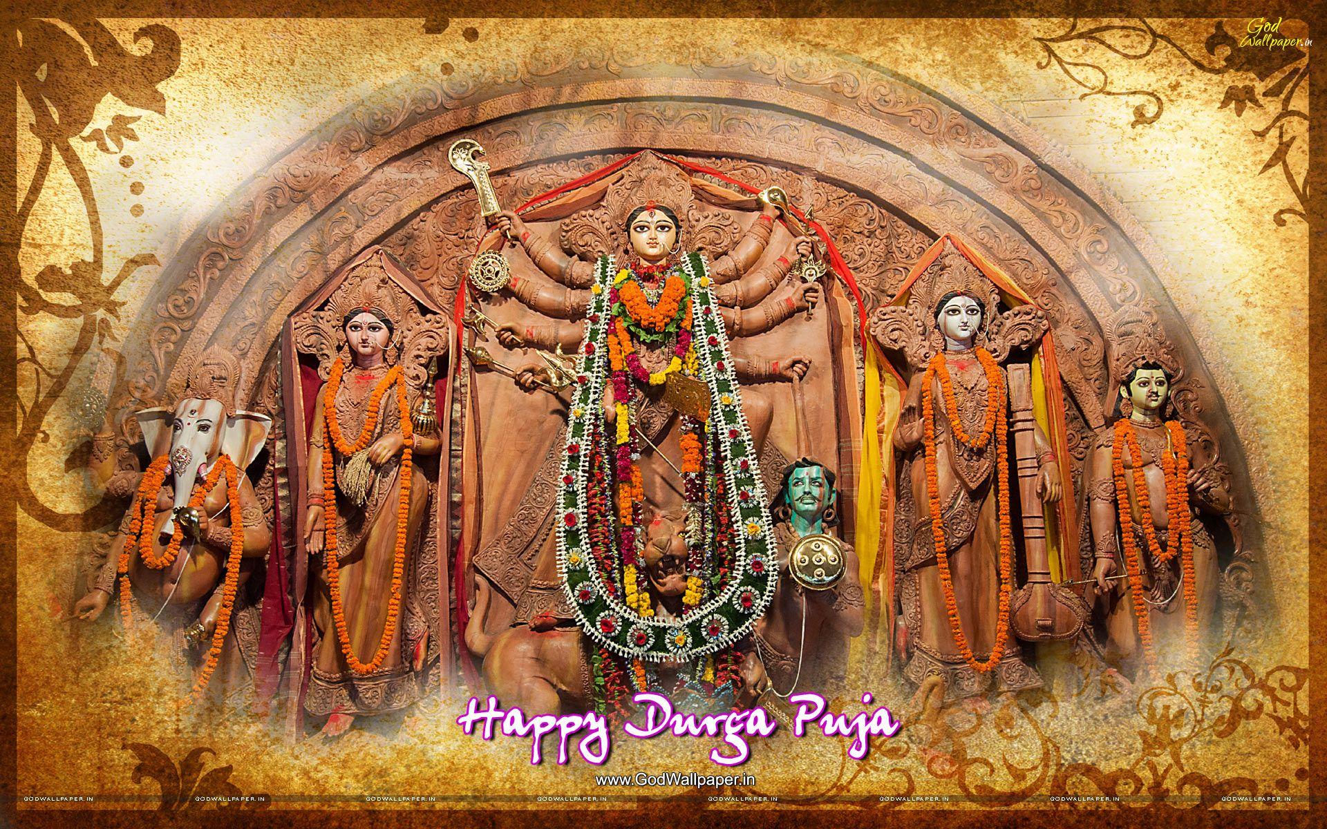 Durga Puja HD Wallpaper for Desktop & Facebook