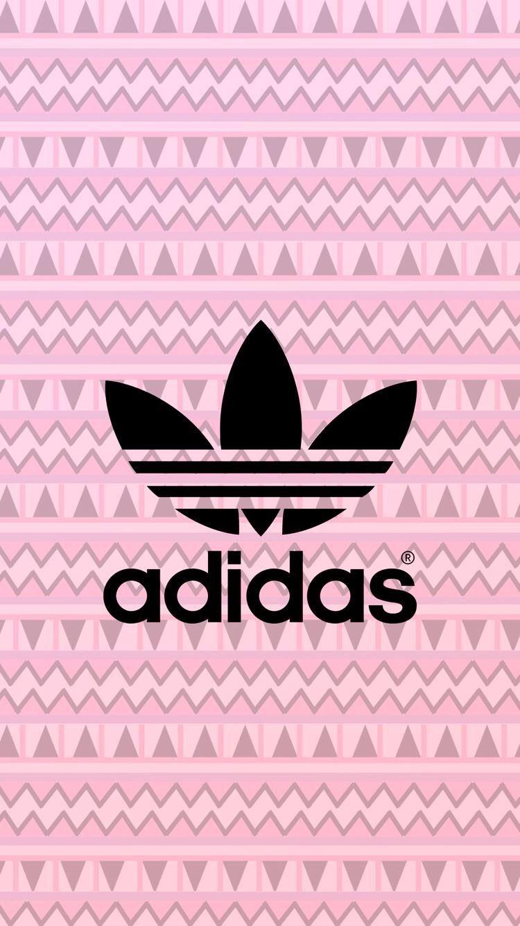 Pink Adidas Logo Wallpaper