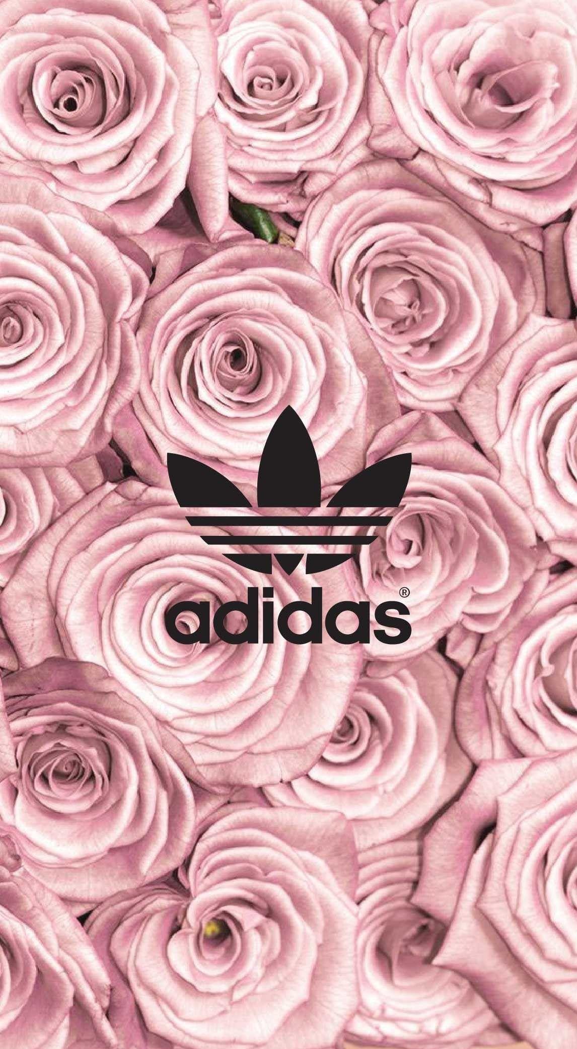 adidas wallpaper pink