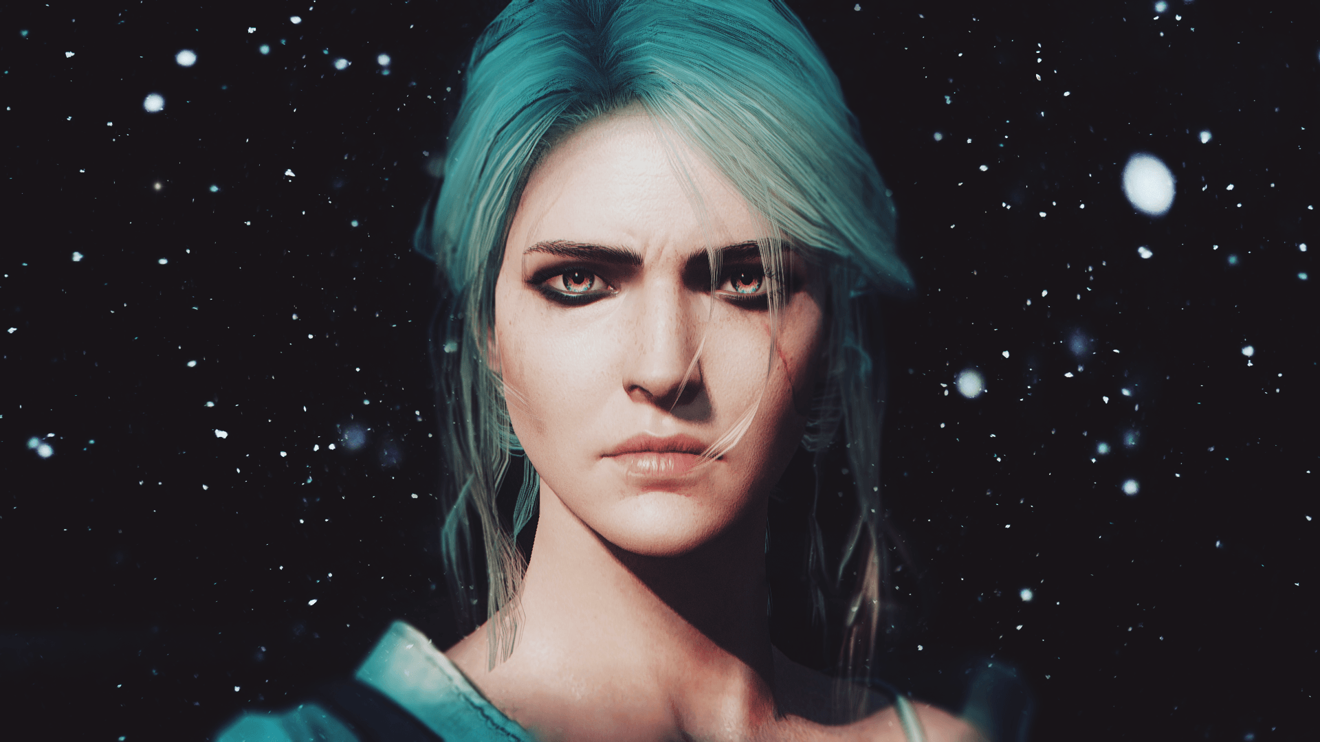 Witcher 3 Ciri Background [SBUI Screenshot Edit]