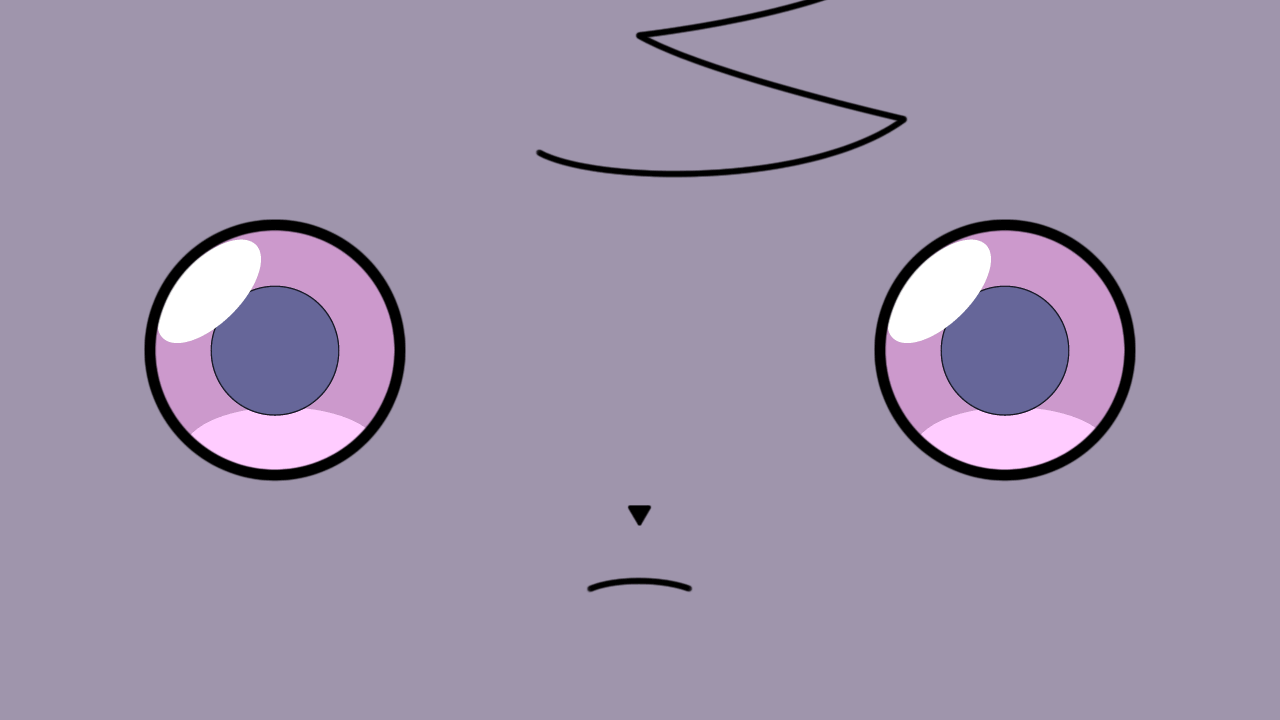 Adorn your desktop with Espurr's creepy blank stare. If you dare