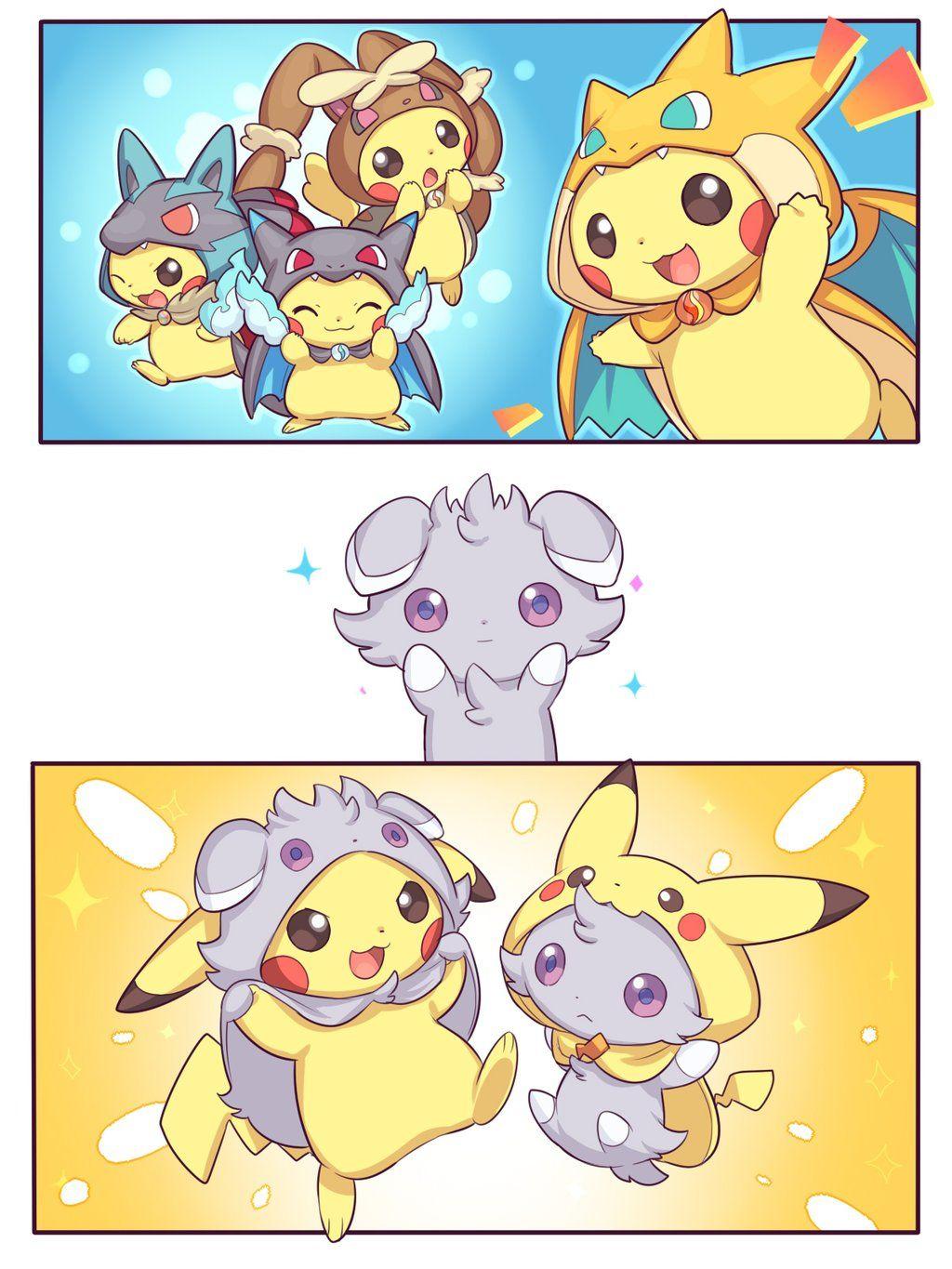 Pikachu and espurr. Gotta Catch 'em All!. Pokémon