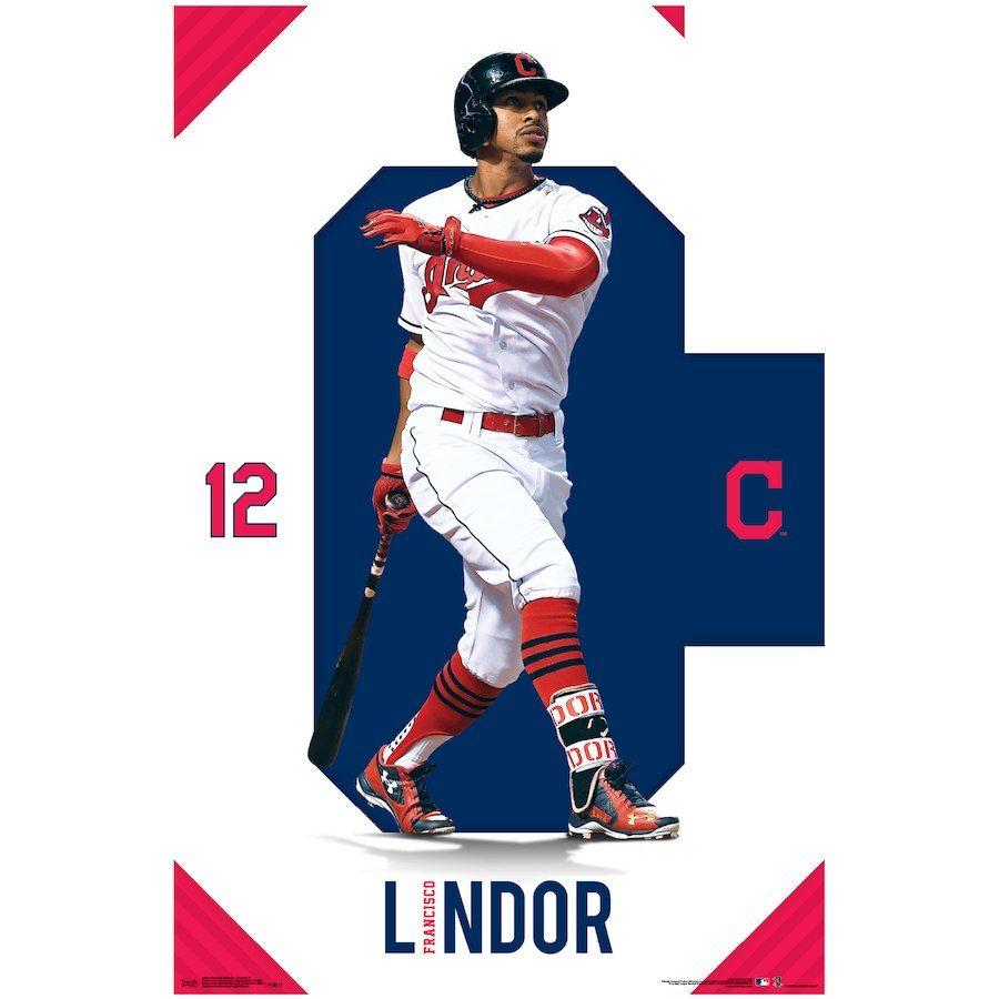 Francisco Lindor Cleveland Indians 23 x 34 Player Wall Poster