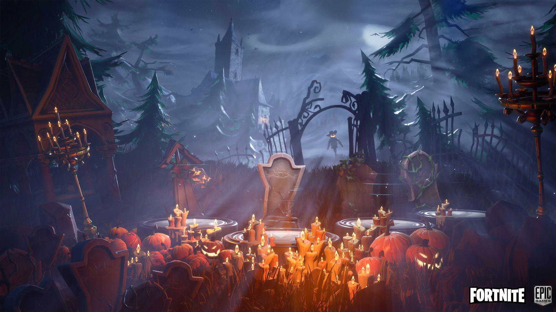 Fortnite Halloween Background