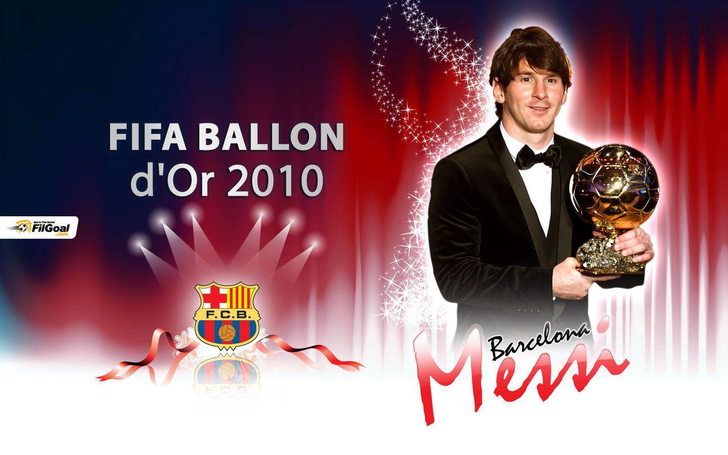 1440x900px FIFA Ballon D'Or Wallpaper