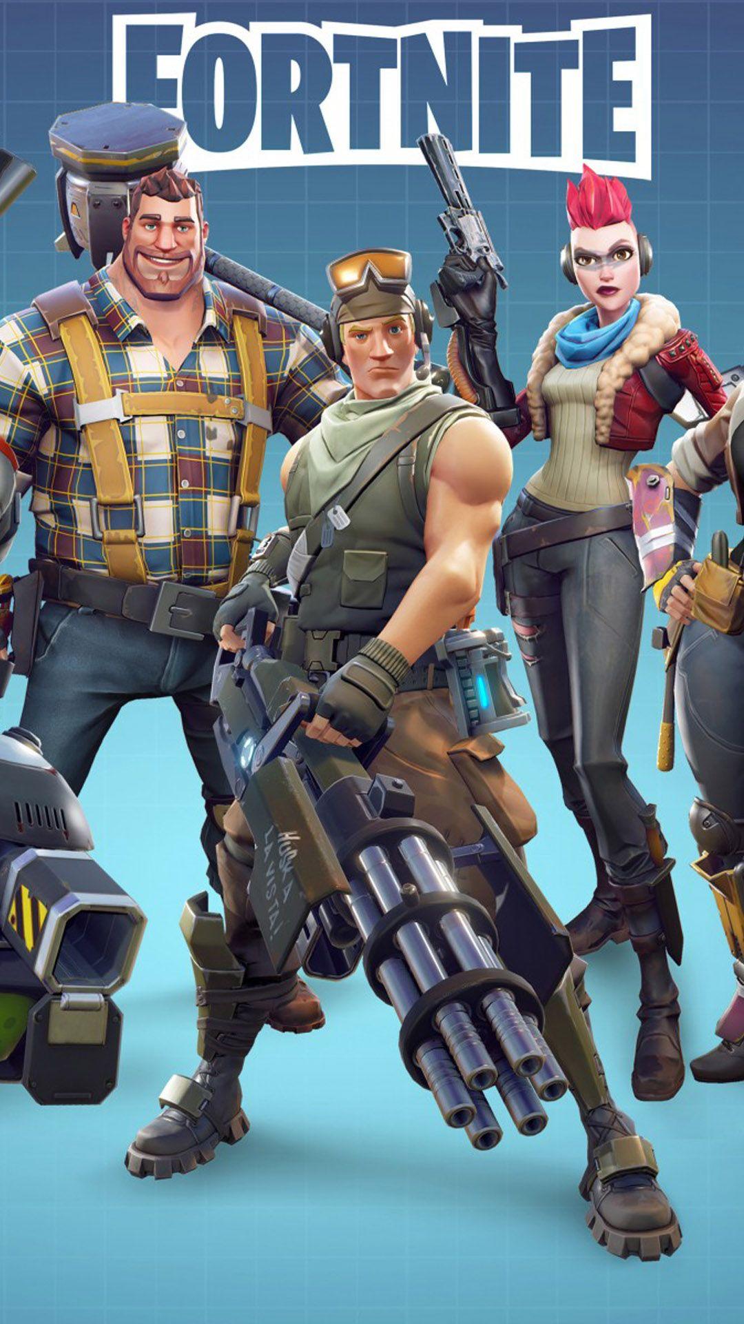 Fortnite team 4k wallpaper for iPhone and Android