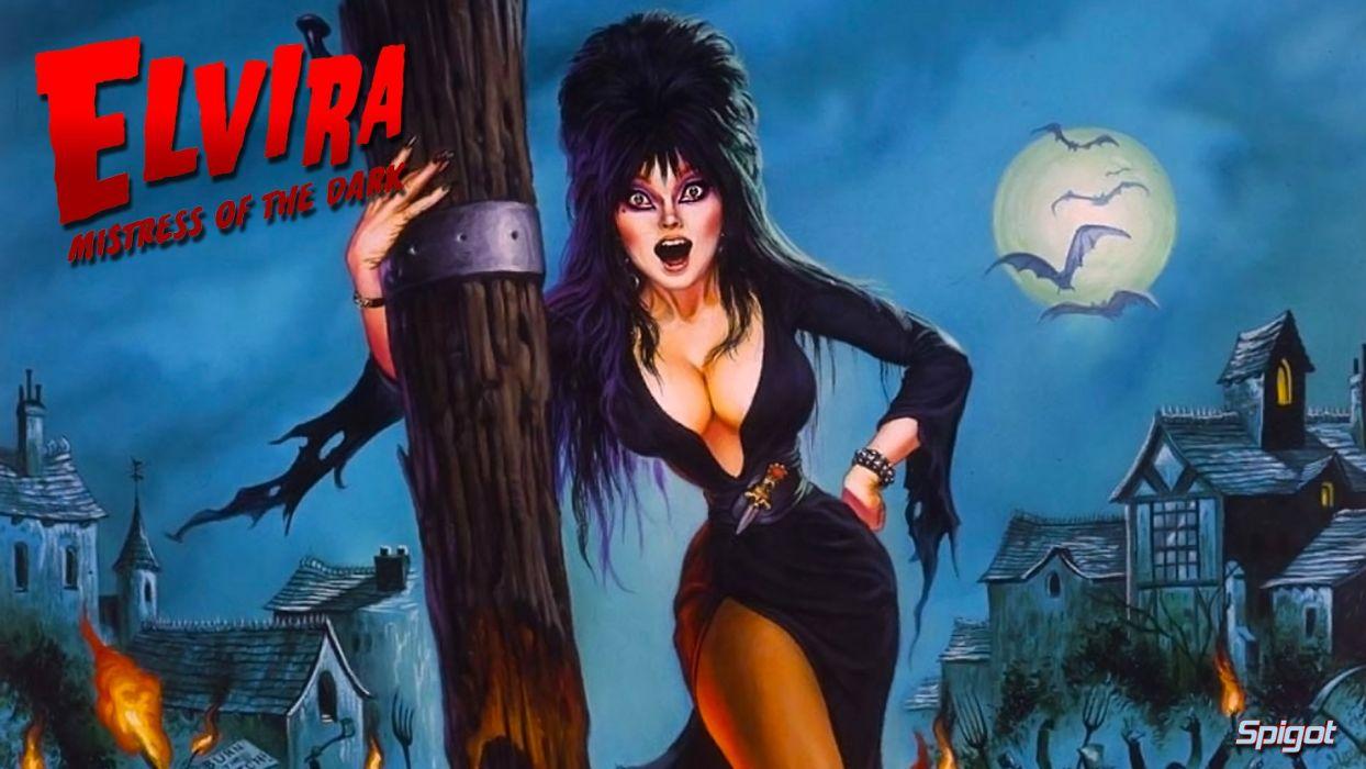 DARK evil horror spooky creepy scary elvira wallpaperx1080