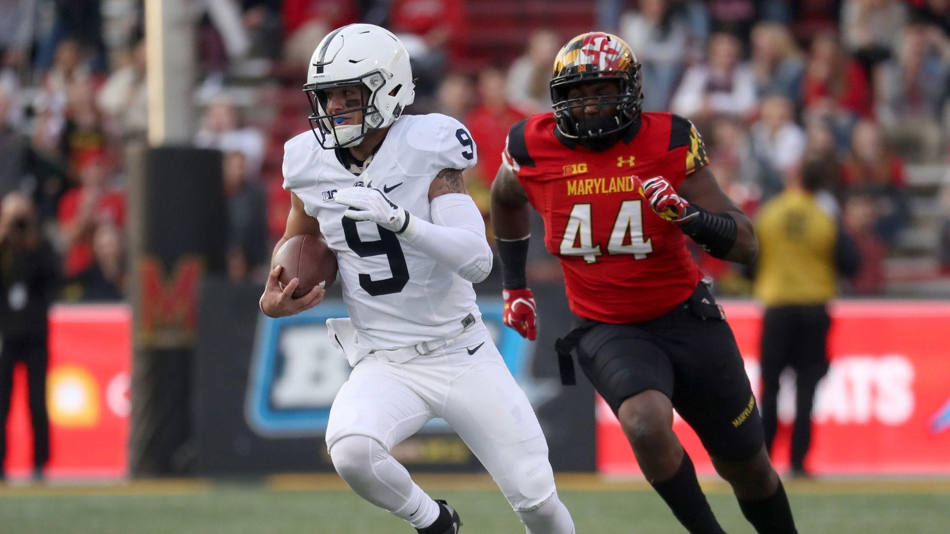 McSorley Leads No. 12 Penn State To 66 3 Rout Of Marylandabc.com