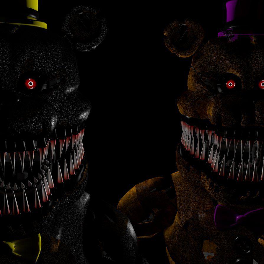 Nightmare Fredbear, five nights at freddys, fnaf, HD phone wallpaper