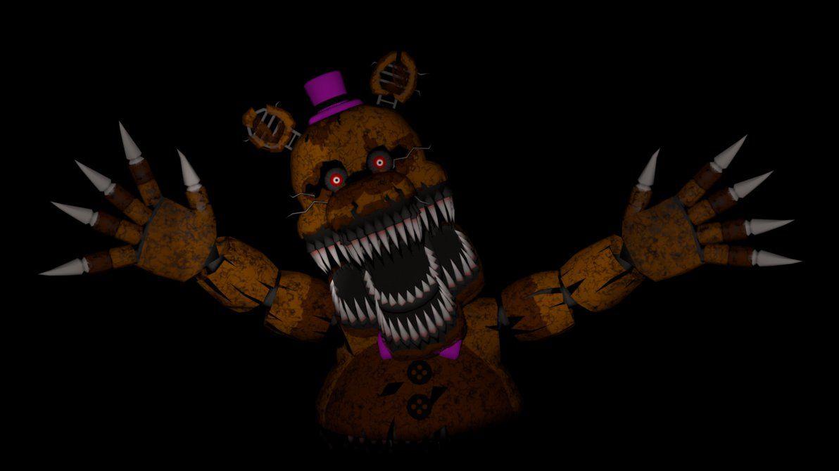 Nightmare Fredbear Wallpaper