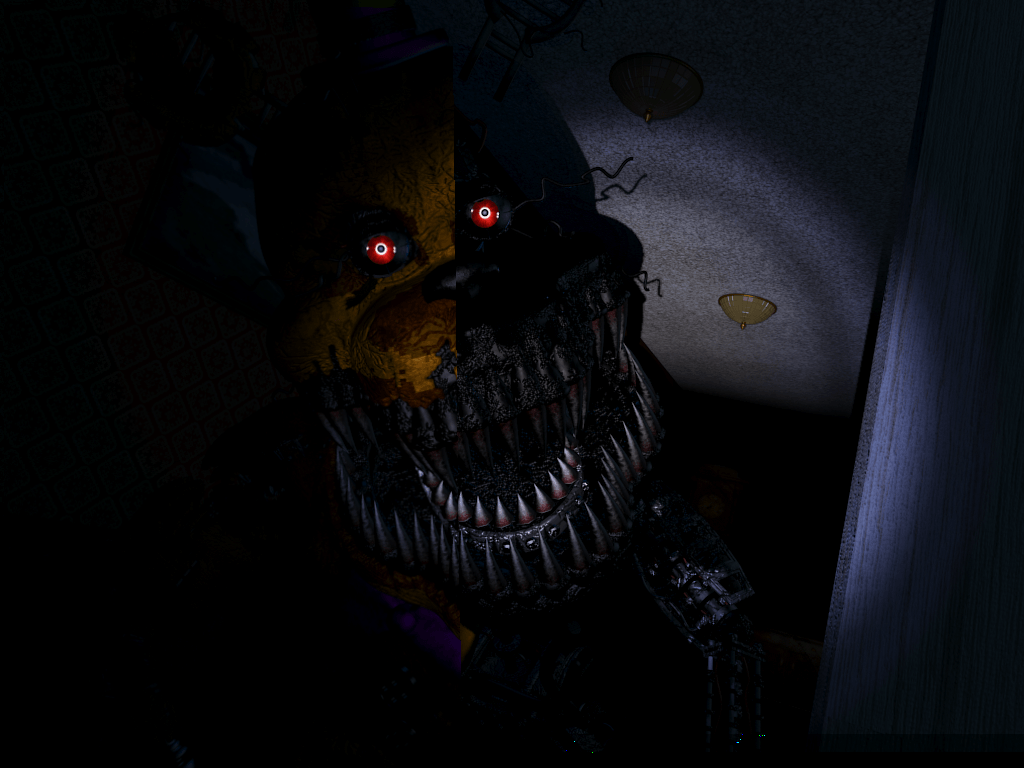 Pesadelo Fredbear papel de parede HD