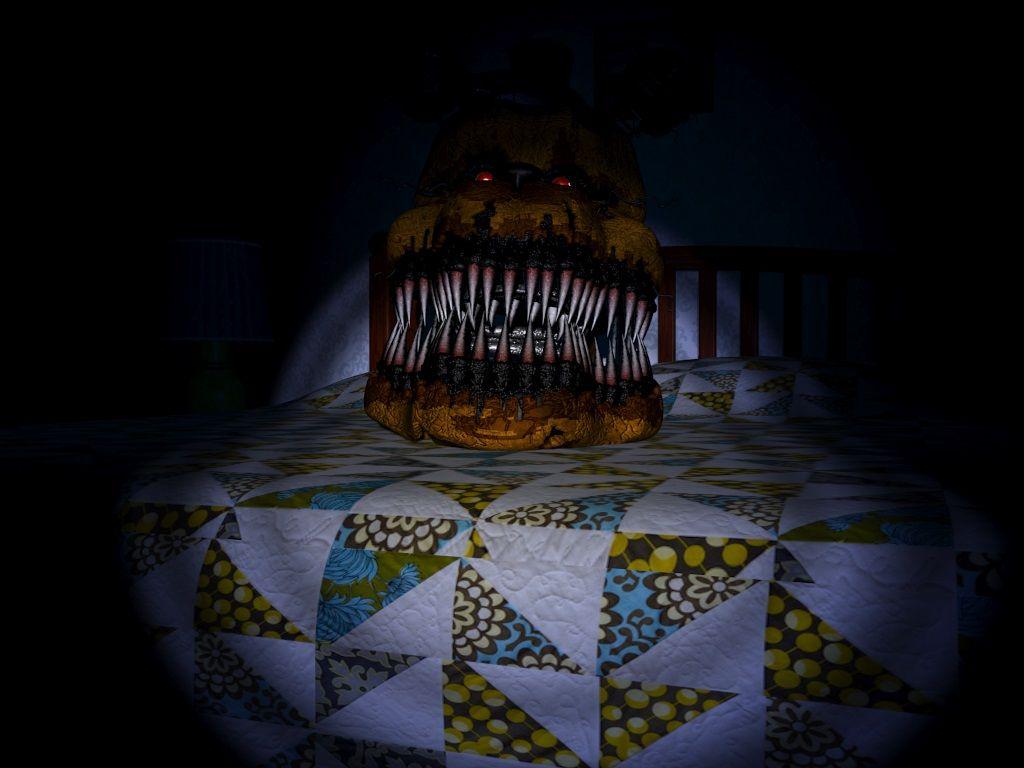 Nightmare Fredbear Behind