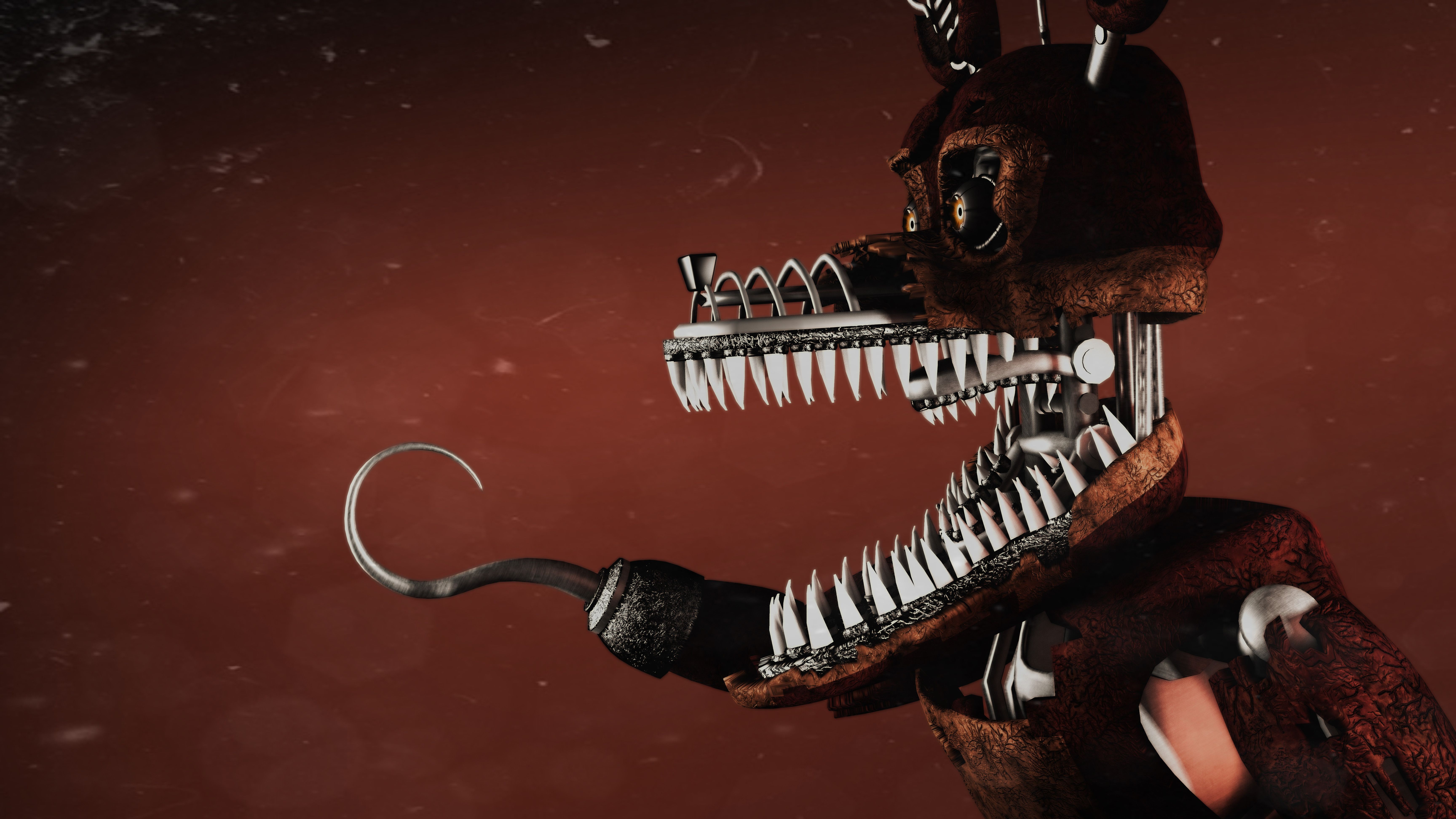 Withered Foxy e Nightmare Foxy Referência SFM papel de parede HD