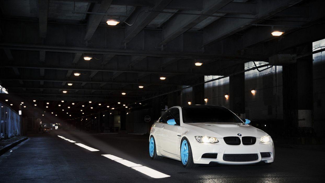 White tunnels wheels BMW M3 sports cars wallpaperx1080