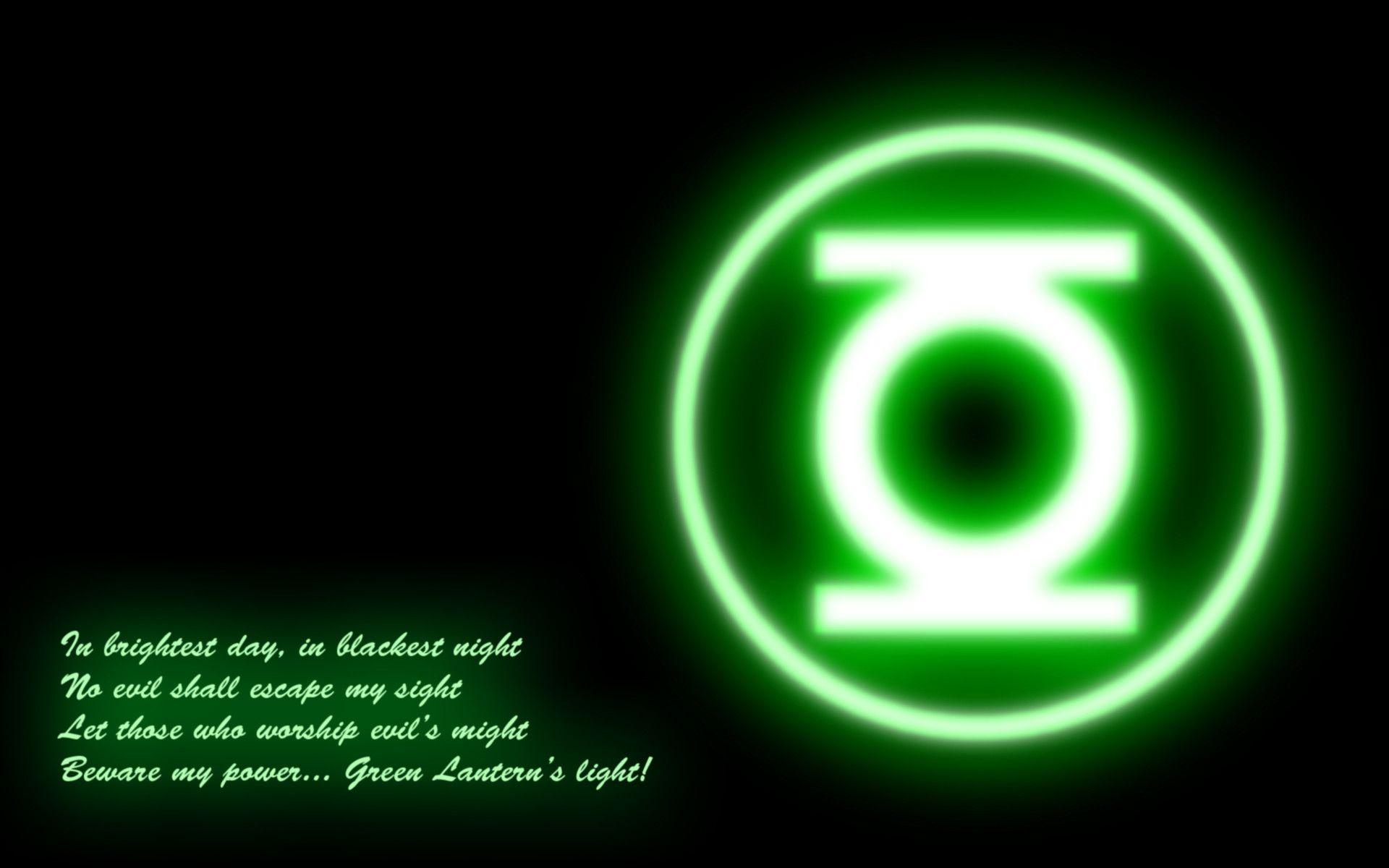Green Lantern Oath Wallpaper