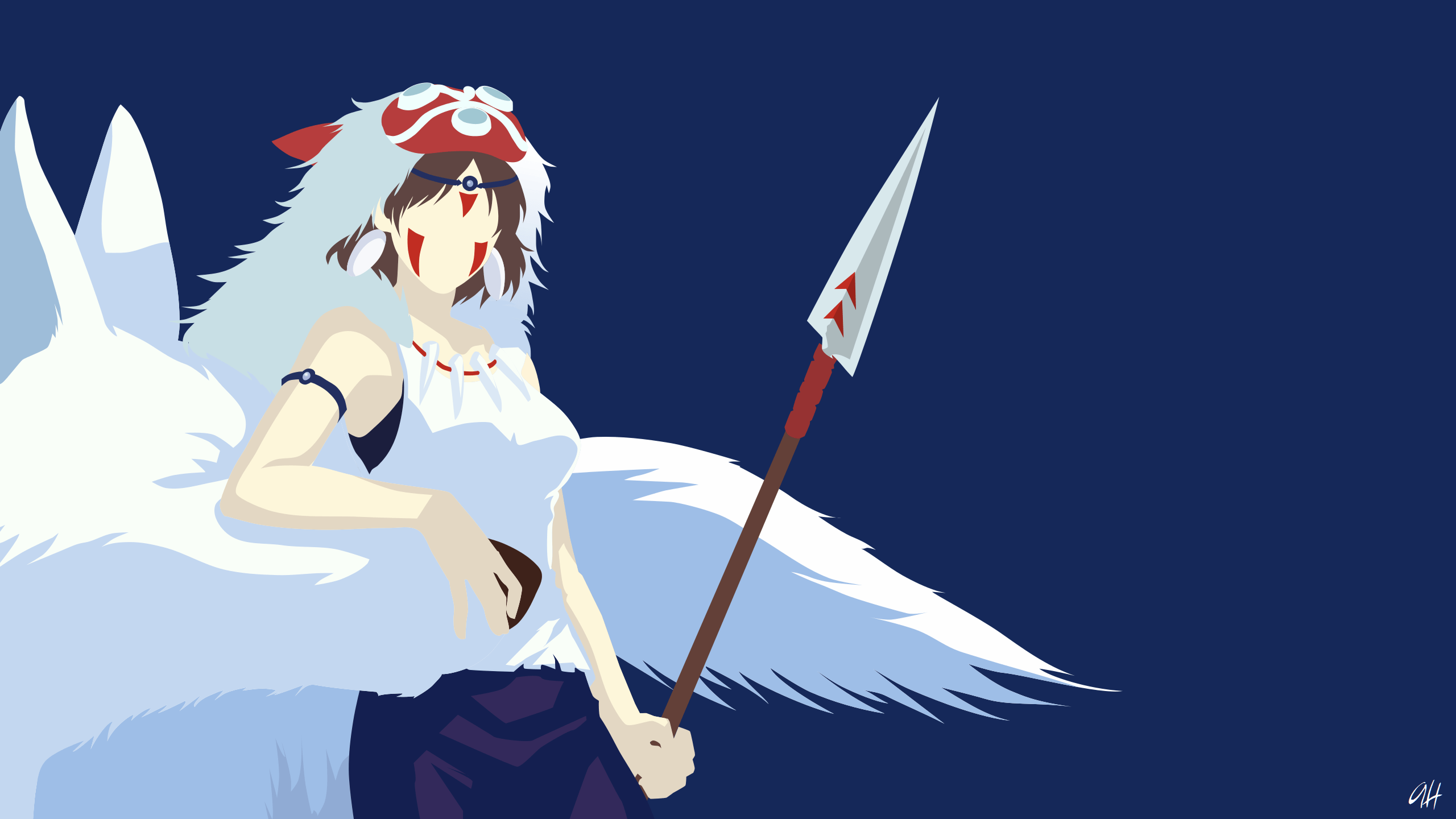 princess mononoke wallpaper dual. Dual Monitor Wallpaper