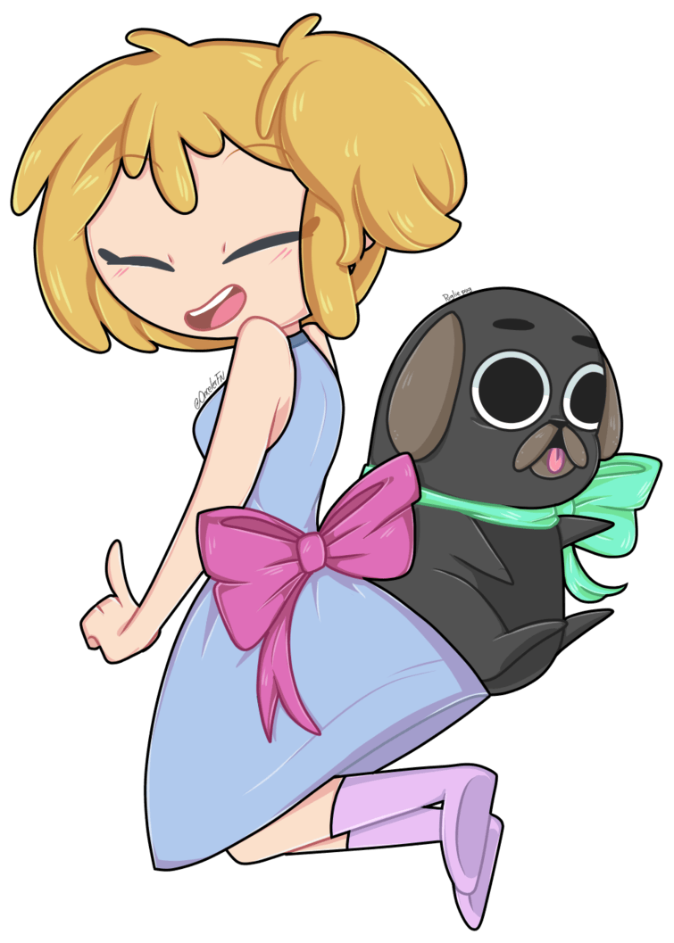 Chica with PugliePug #FNAFHS