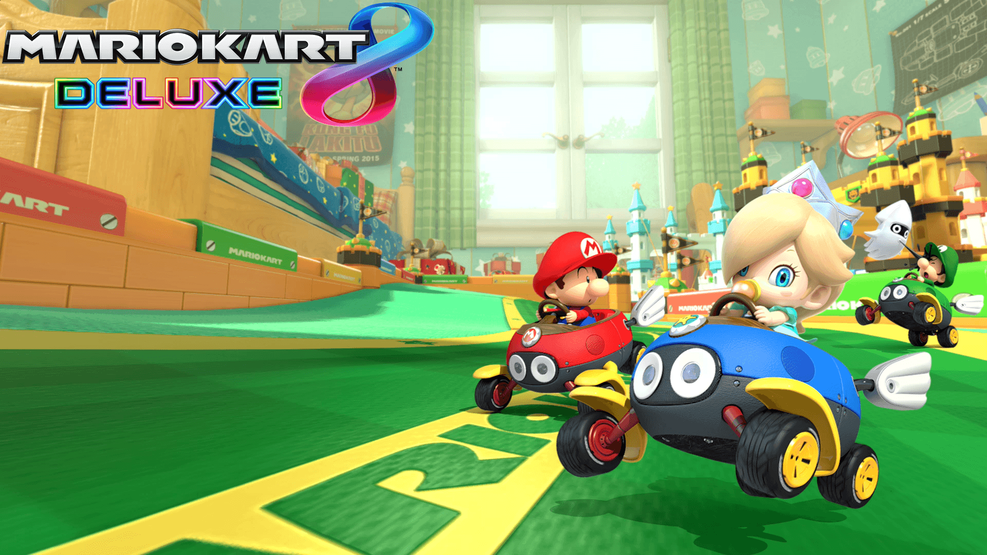 Mario Kart 8 Deluxe Baby Mario, Baby Luigi & Baby Rosalina Wallpaper