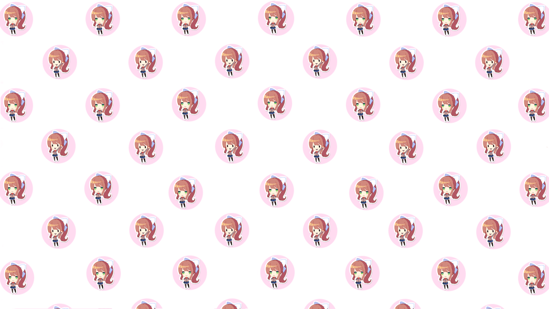 I Made Some Chibi Wallpaper For All Of The Dokis