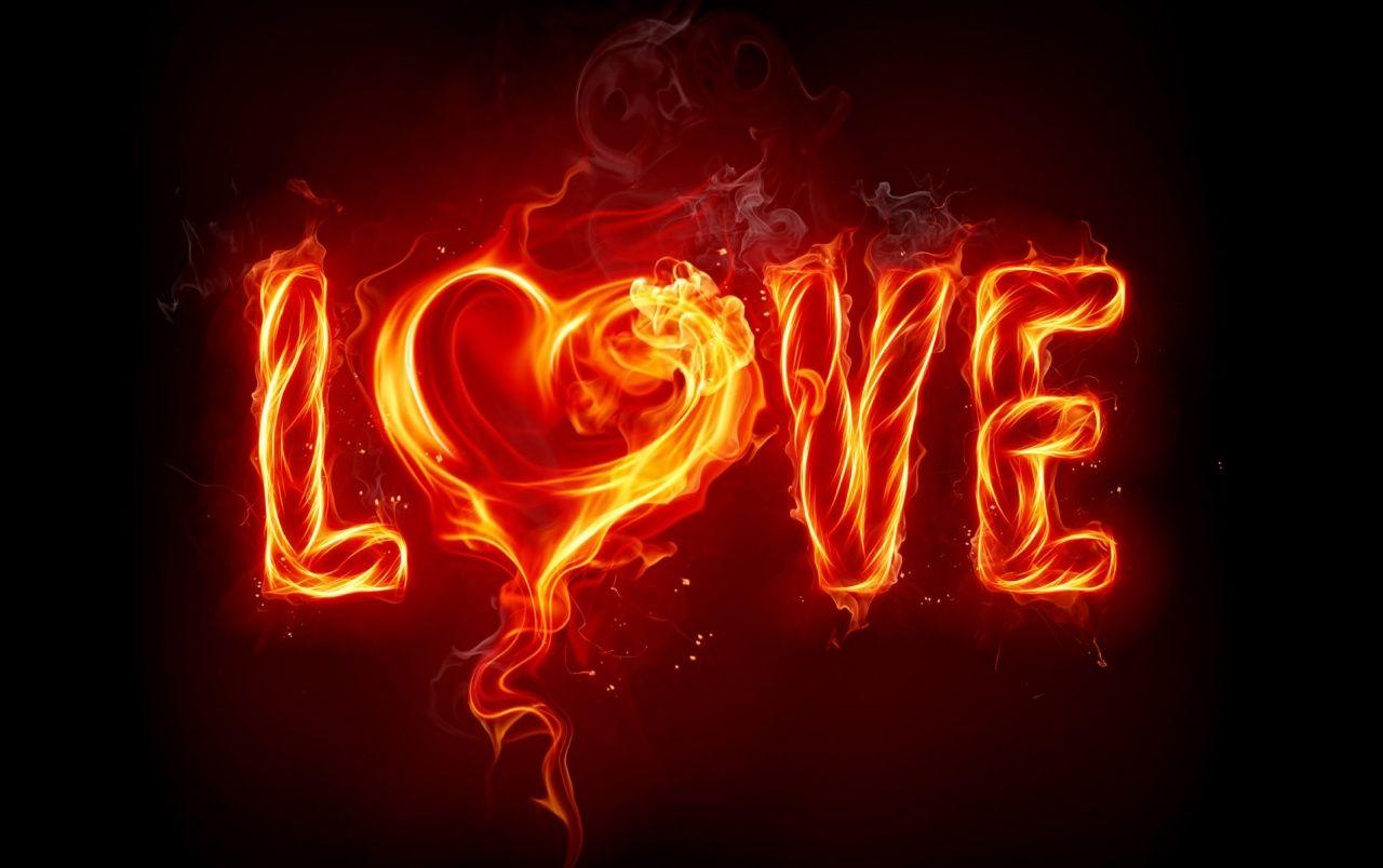 Love Fire Heart Abstract wallpaper. Love Fire Heart Abstract stock