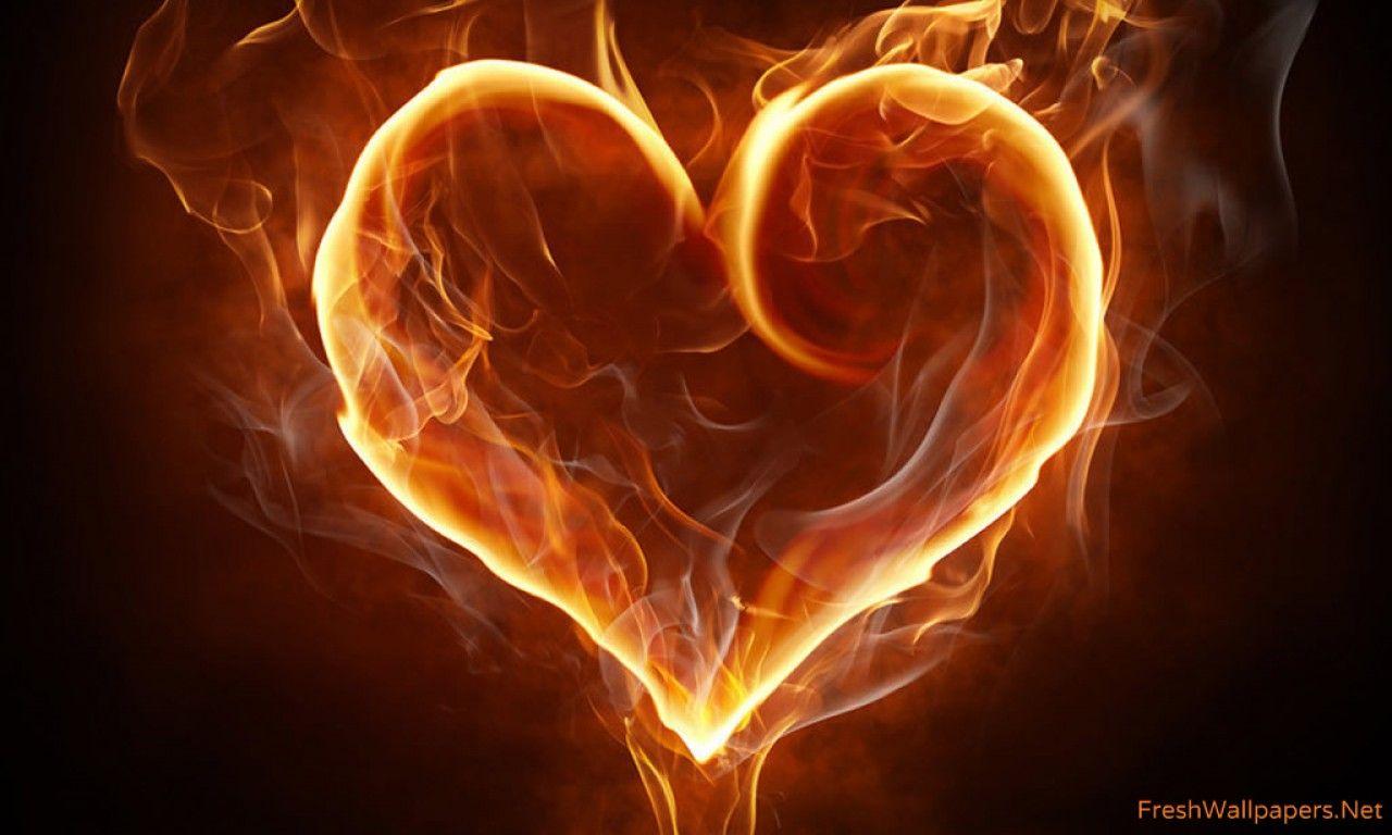 Fire Heart 1 wallpaper