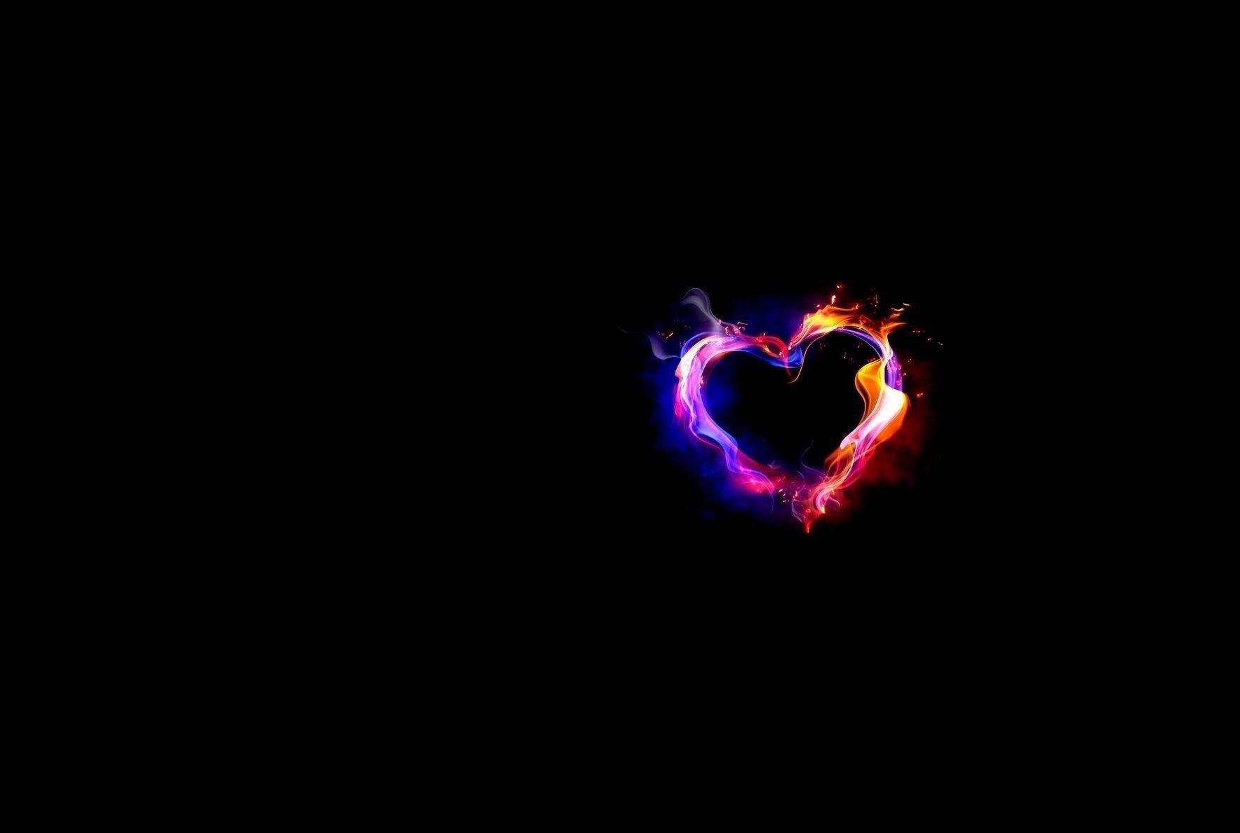 Сердце в фиолетовом огне