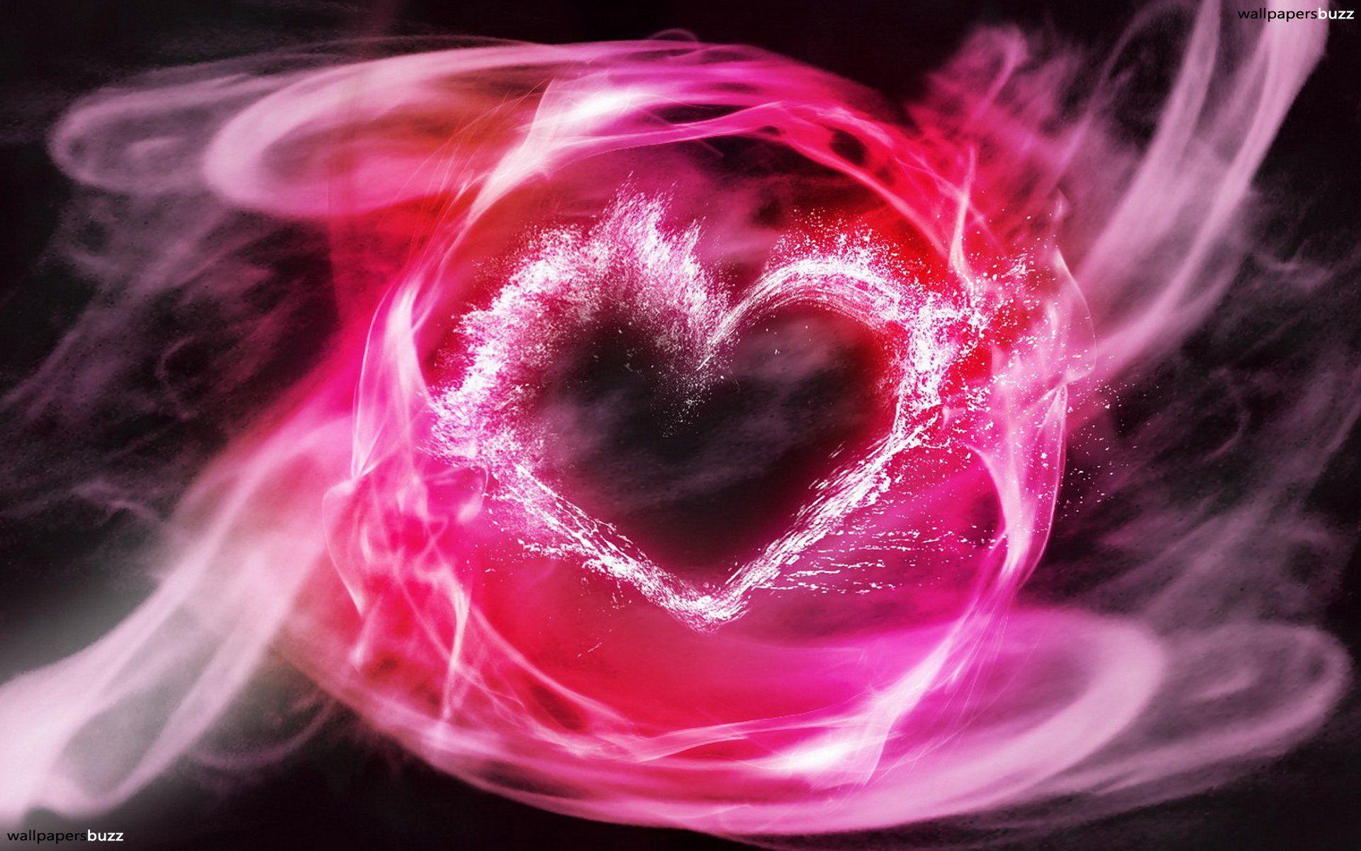 Flaming Heart HD Wallpaper