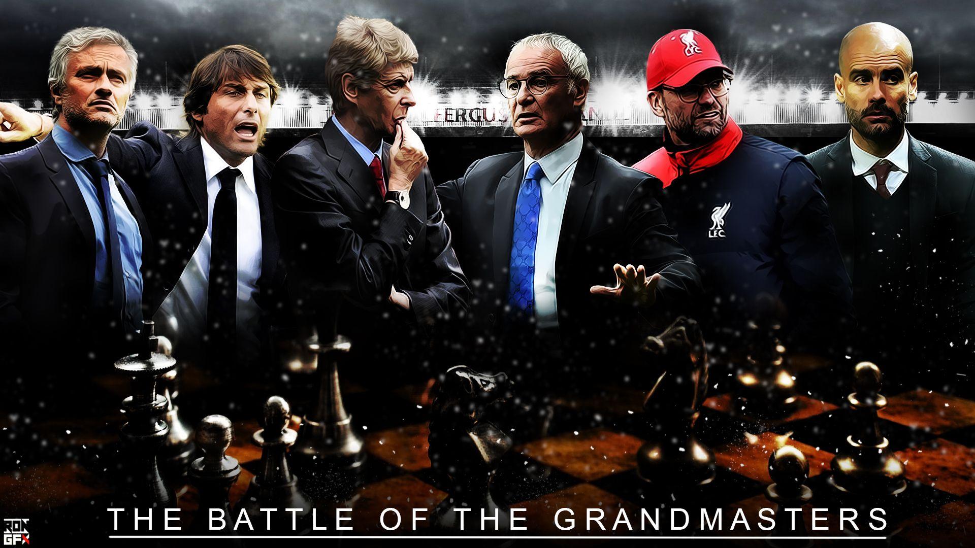 English Premier league managers wallpaper