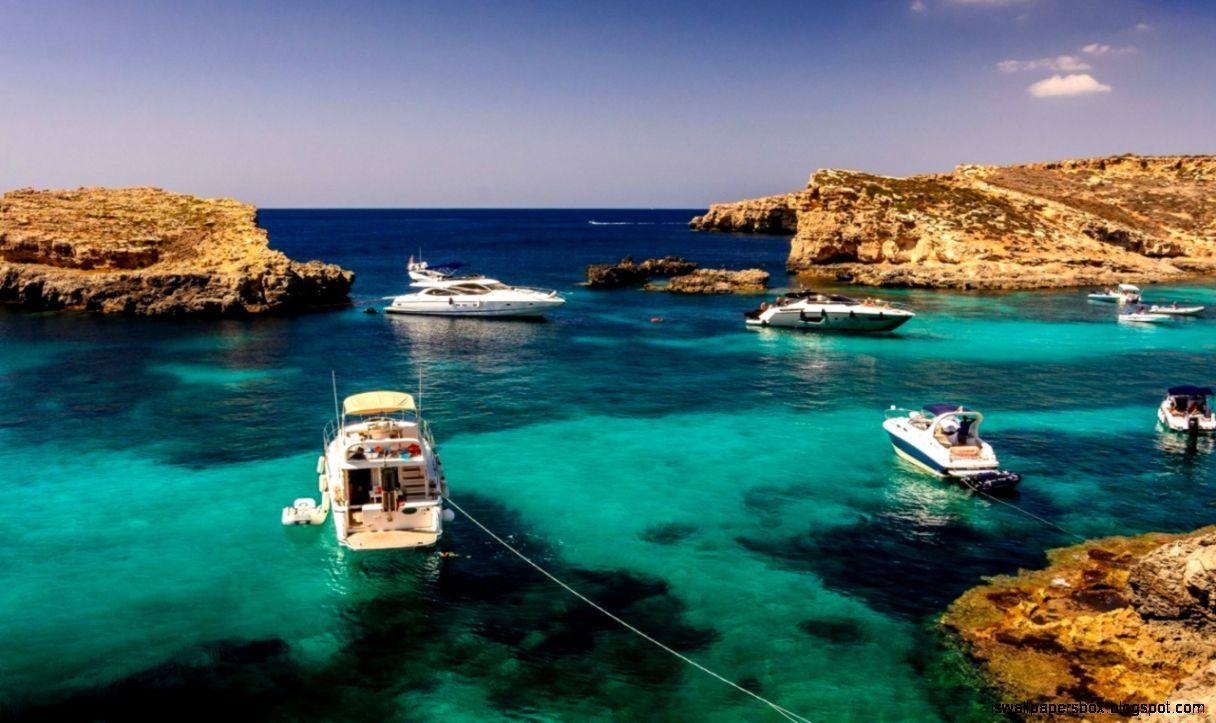 Malta Sea Corner HD Wallpaper