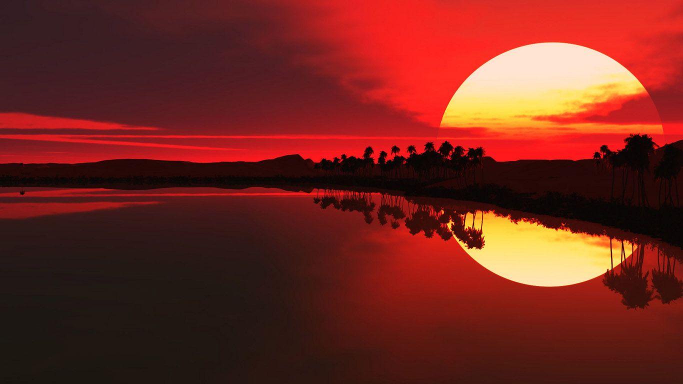 Sun Rise Beautiful Wallpaper HD free